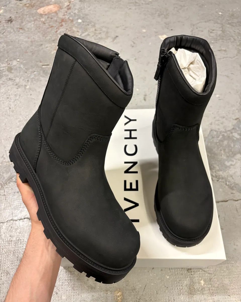 Acne Studios FW2024 Givenchy Storm High Black Boots Size US 12 / EU 45 - 1 Thumbnail
