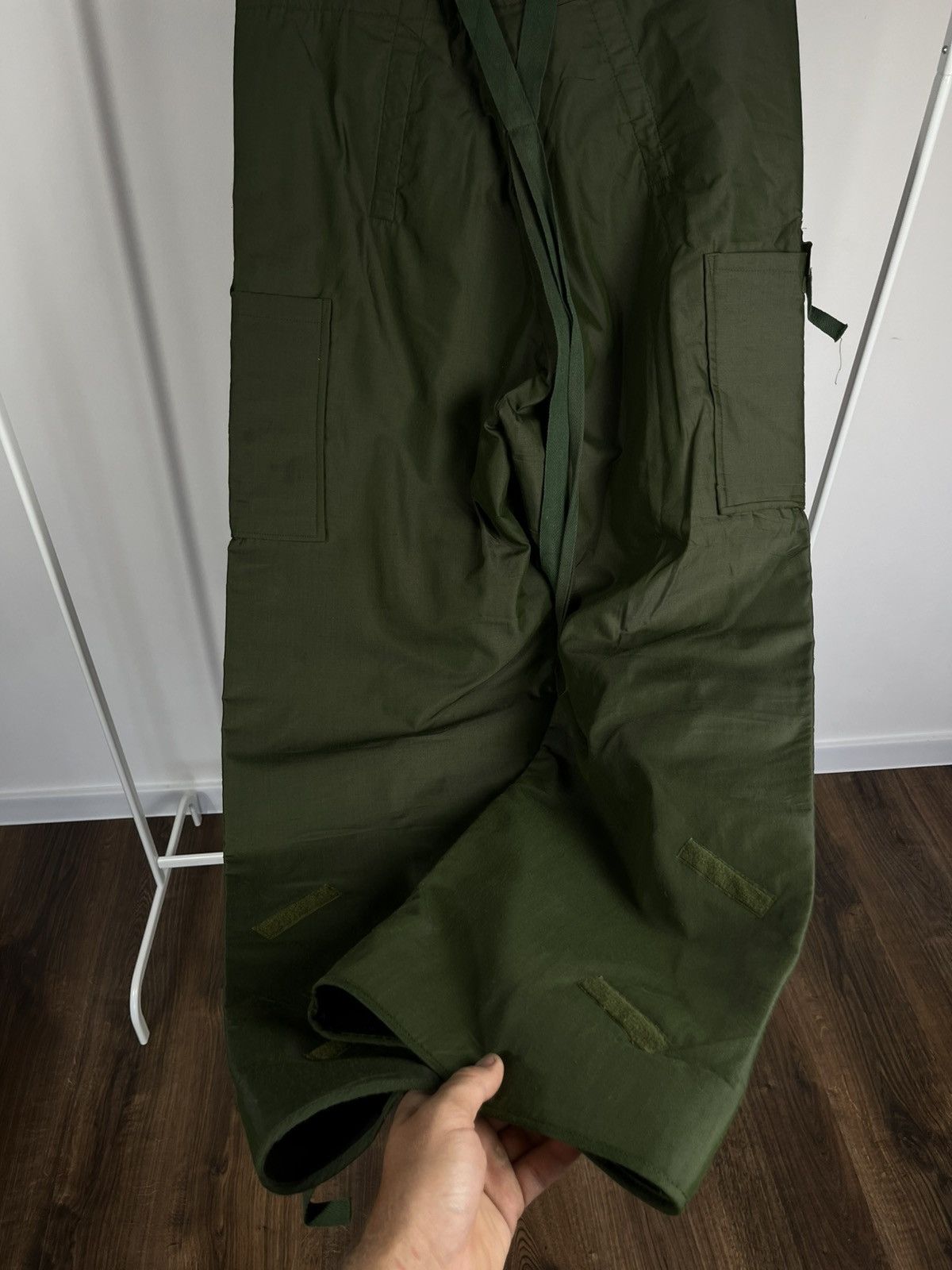 Other Vintage 1982 British Army NBC Mk3 Protective Trousers Green Size US 32 / EU 48 - 16 Thumbnail