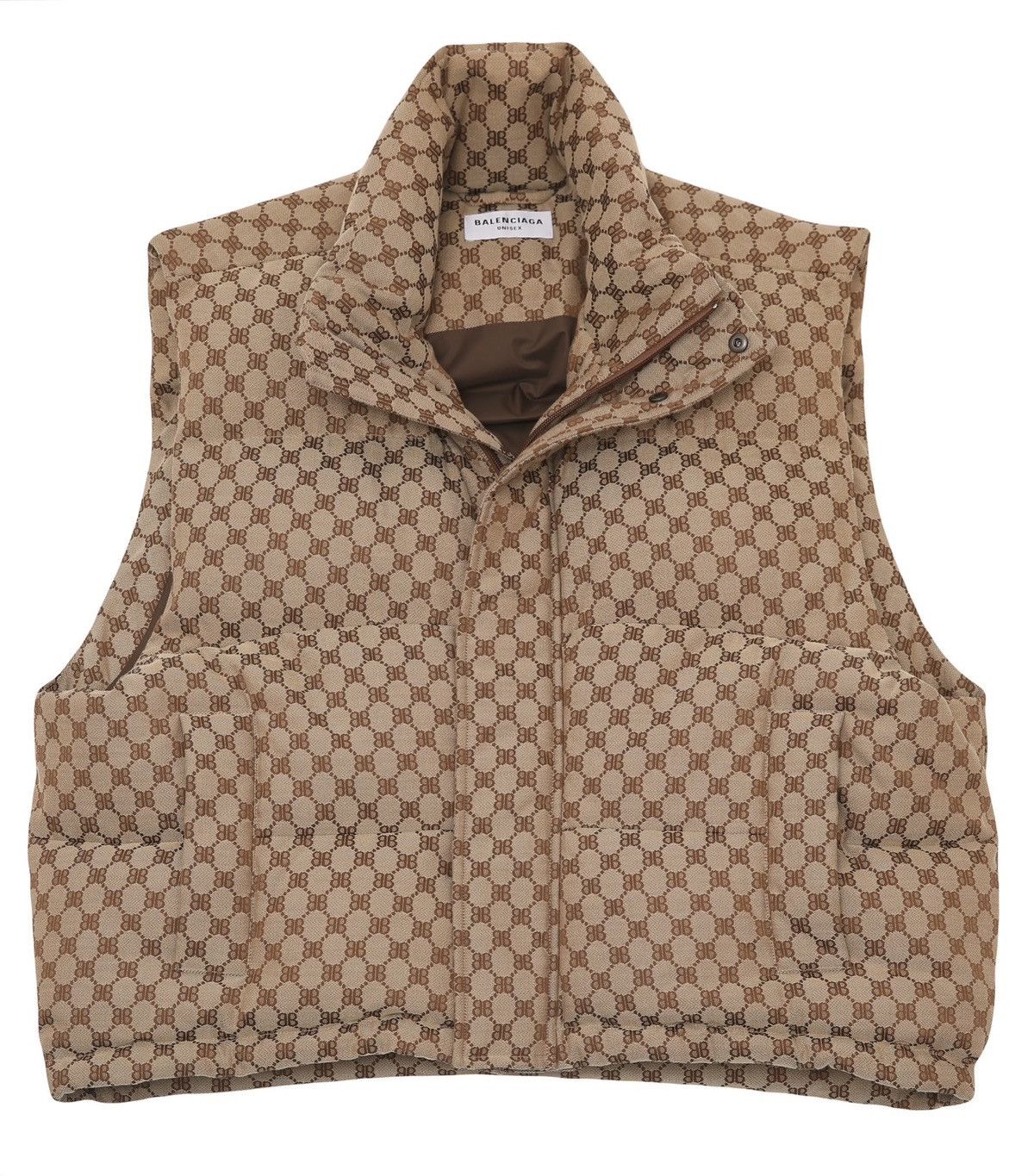 Balenciaga × Gucci Hacker Monogram Vest Size US XL / EU 56 / 4 - 1 Thumbnail