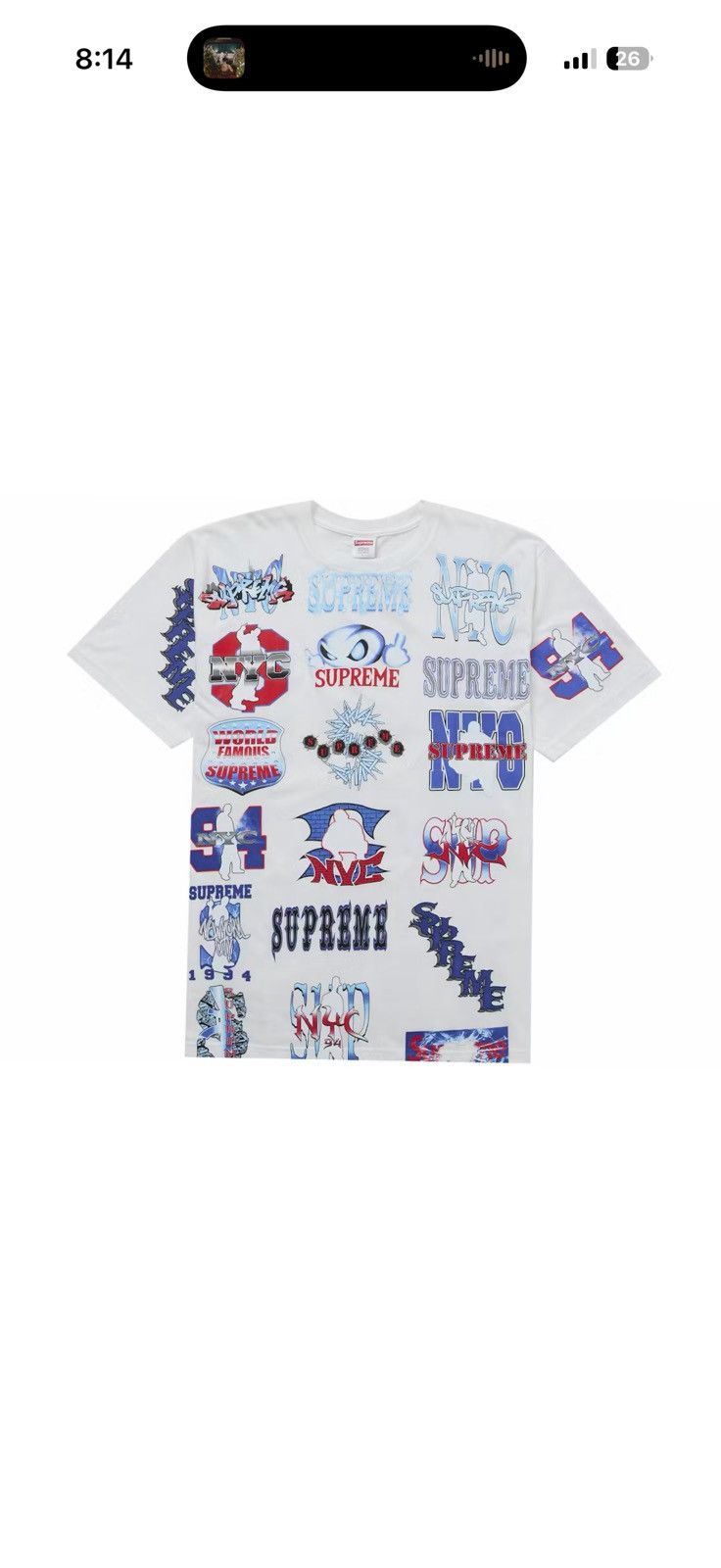 Supreme Supreme Flash Art Dealer Tee White Large Size US L / EU 52-54 / 3 - 3 Thumbnail