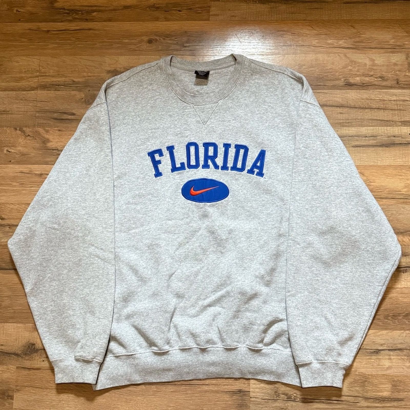 Nike 90s Nike Team Florida Center Swoosh Crewneck Sweatshirt Size US XXL / EU 58 / 5 - 1 Thumbnail
