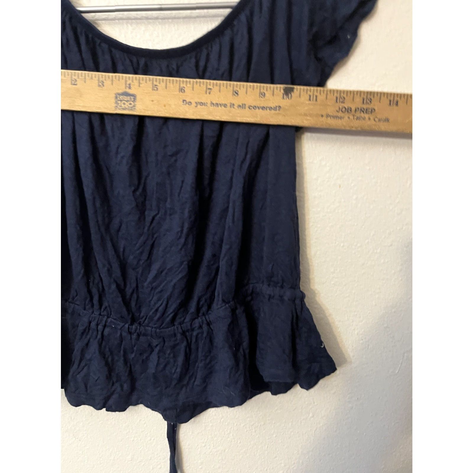 Vintage VINTAGE Aeropostale Women’s Juniors Navy Blue Flower Blouse Short Sleeve Shirt XS Women XS Blue Flower Shirt Blouse Juniors Size XS / US 0-2 / IT 36-38 - 5 Thumbnail