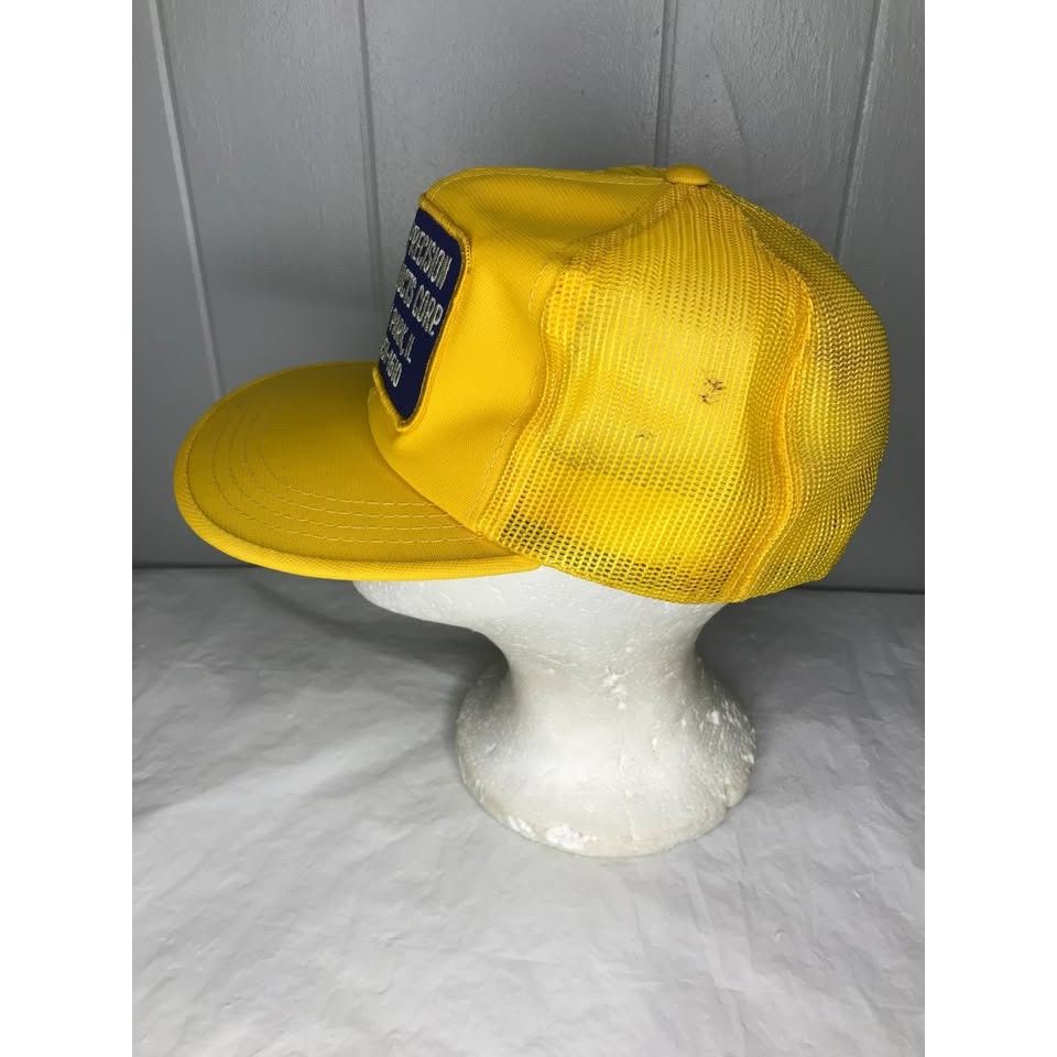 Vintage Vintage 80's trucker mesh Steel metal worker patch snapback Size ONE SIZE - 4 Thumbnail