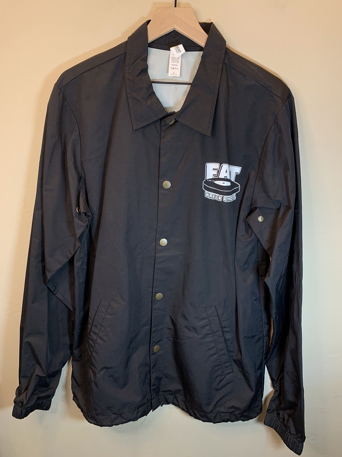 Band Tees *RARE* FAT Wreck Chords Records Music Label Jacket - Large Size US L / EU 52-54 / 3 - 2 Thumbnail