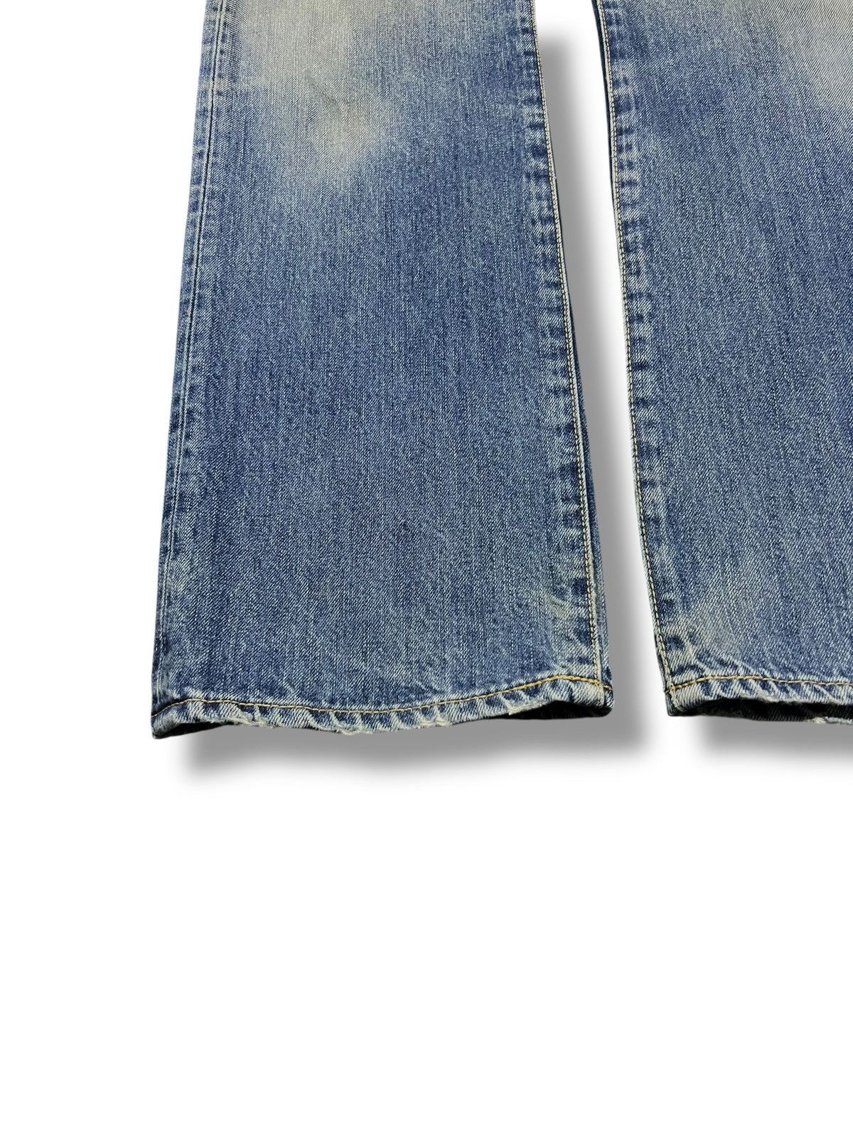 Japanese Brand Vintage Back Number Nippon Japan - Faded Rusty Wash Jeans Size US 33 - 6 Thumbnail