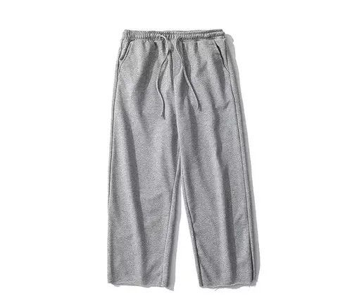 Japanese Brand 20AW Indigo Union Japan Grey Straight Legs Sweatpants Size US 33 - 1 Thumbnail