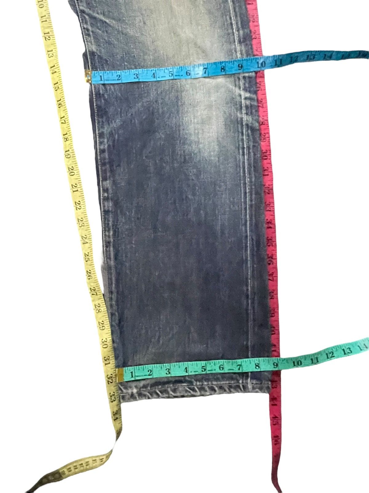 Japanese Brand × Vintage Vintage Blue Way Selvedge Distresed Denim Size US 33 - 16 Thumbnail