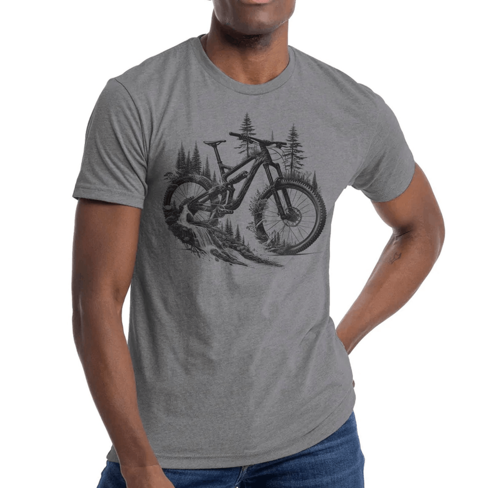 Designer × Vintage Men's Mountain Biking T-Shirt Size US S / EU 44-46 / 1 - 4 Thumbnail