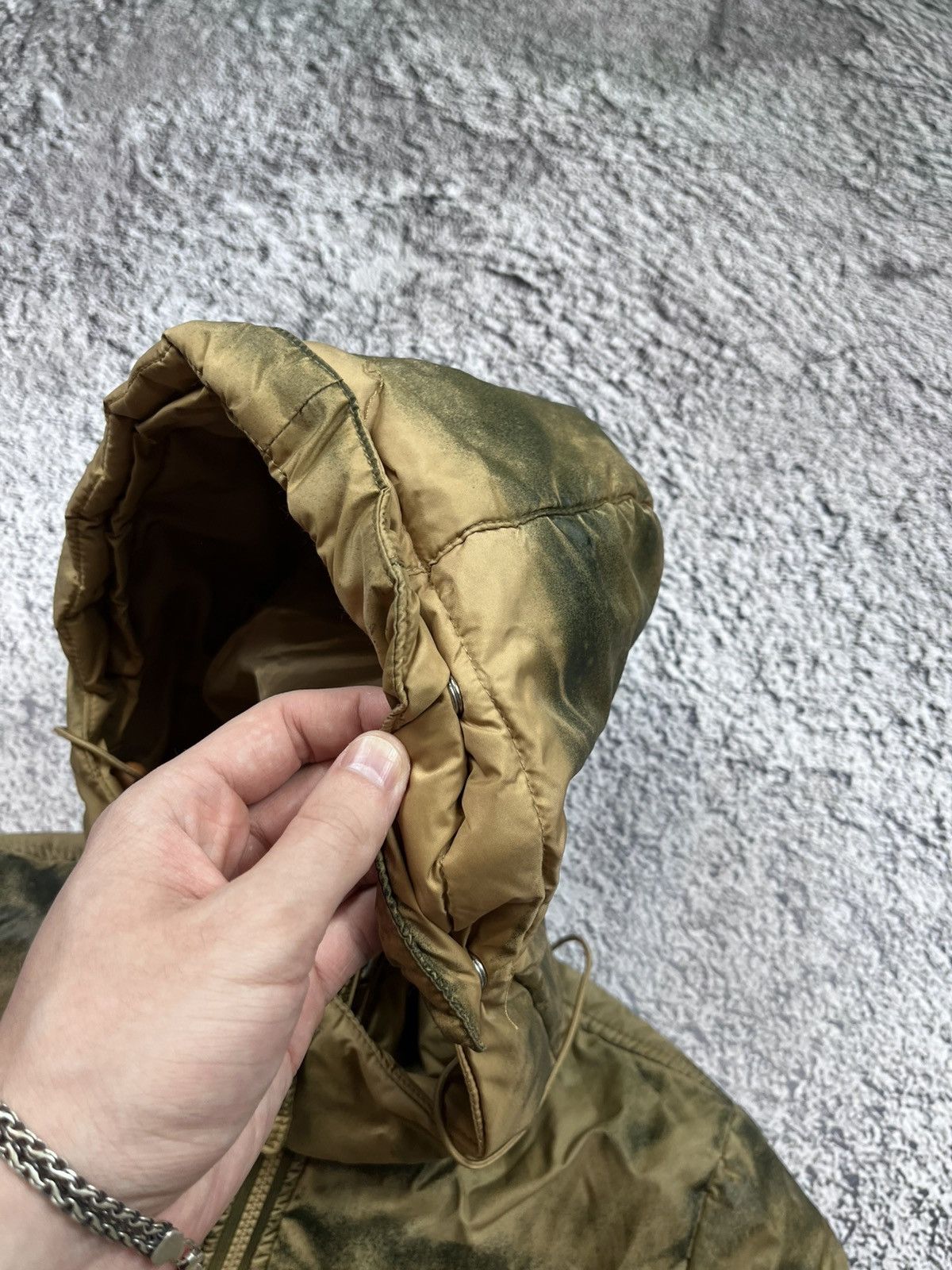 Japanese Brand Vintage Nylon Spray-Dye Puffer Jacket Archive Y2K Style Size S / US 4 / IT 40 - 7 Thumbnail