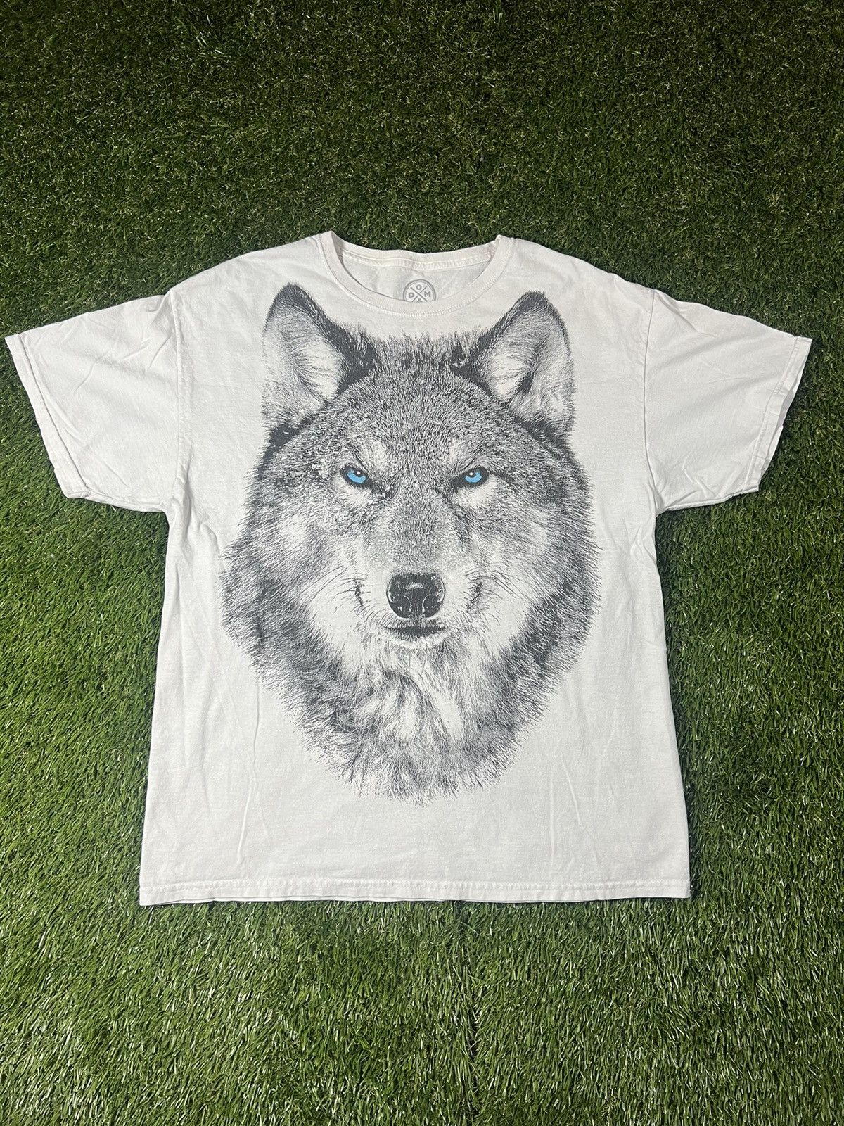 Habitat Vintage Y2K Big Print Alaskan Wolf Nature Animal Tee Size US L / EU 52-54 / 3 - 1 Thumbnail