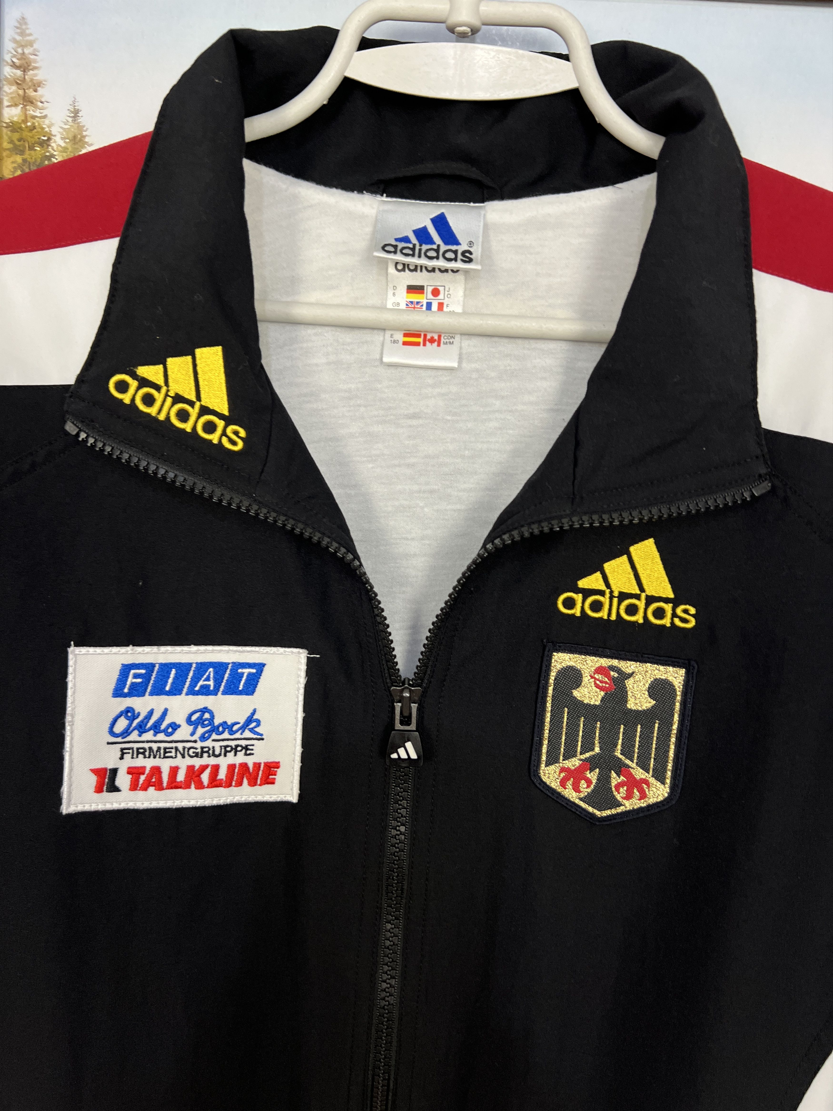 Adidas Vintage 90's Adidas Germany Olympic Team Jacket Deutschland Size US M / EU 48-50 / 2 - 3 Thumbnail