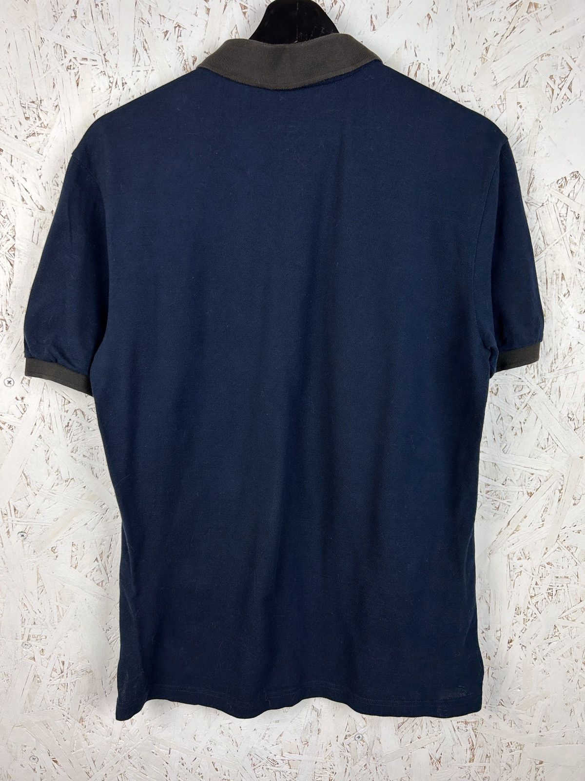 Prada Prada Contrast-Trimmed Cotton Pique Polo Shirt Size US XL / EU 56 / 4 - 7 Thumbnail