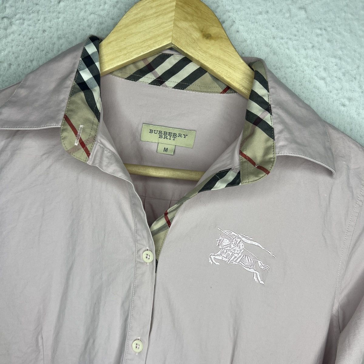 Burberry × Designer Burberry Mini Dress Little Skirt Pink Nova Check Logo Size M / US 6-8 / IT 42-44 - 4 Thumbnail