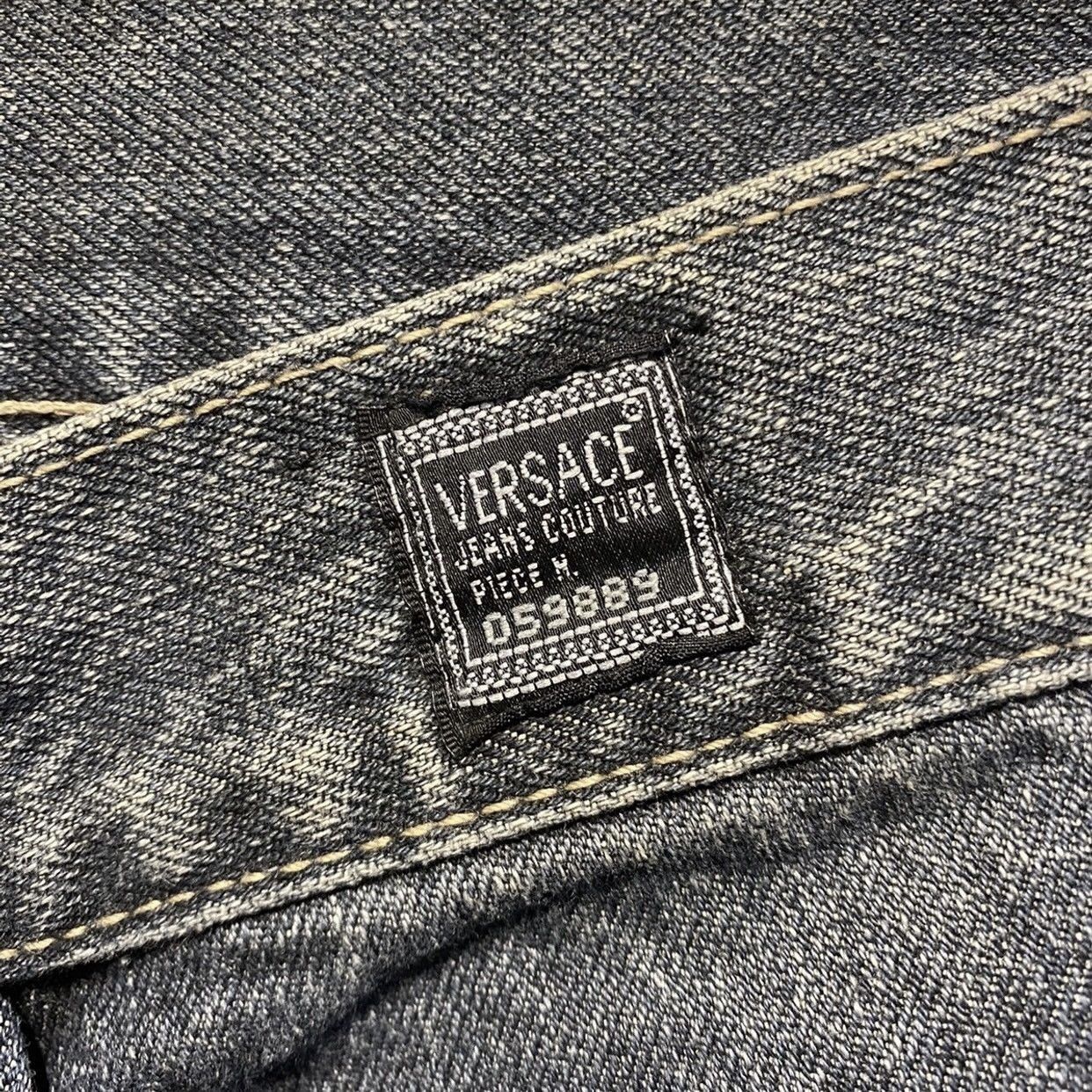 Versace Jeans Couture Vintage Versace Jeans Couture Black Denim Jeans Size US 30 / EU 46 - 6 Thumbnail