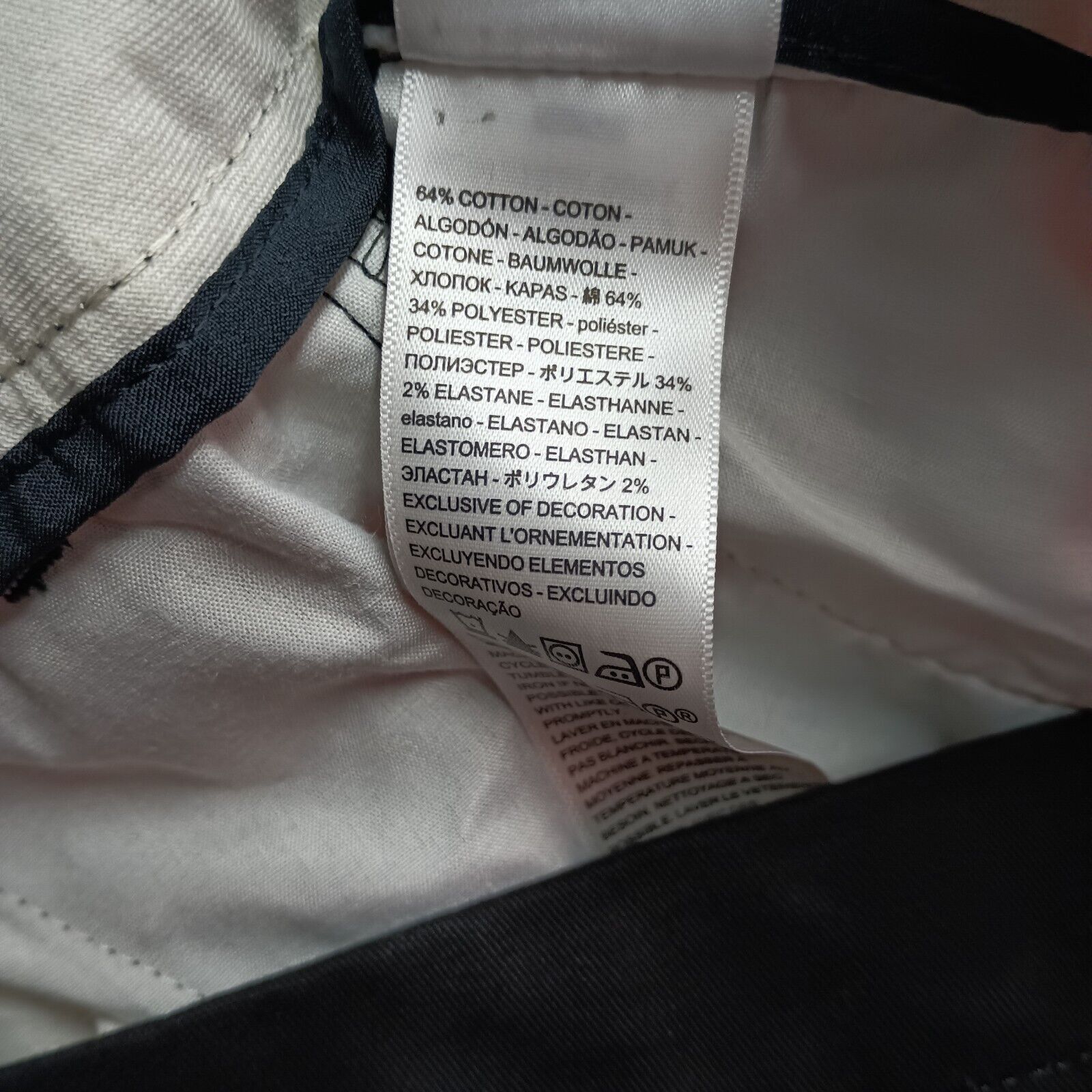 Dockers Dockers Khakis Men's 38x29 Black Classic Fit Pleated Size US 38 / EU 54 - 6 Thumbnail