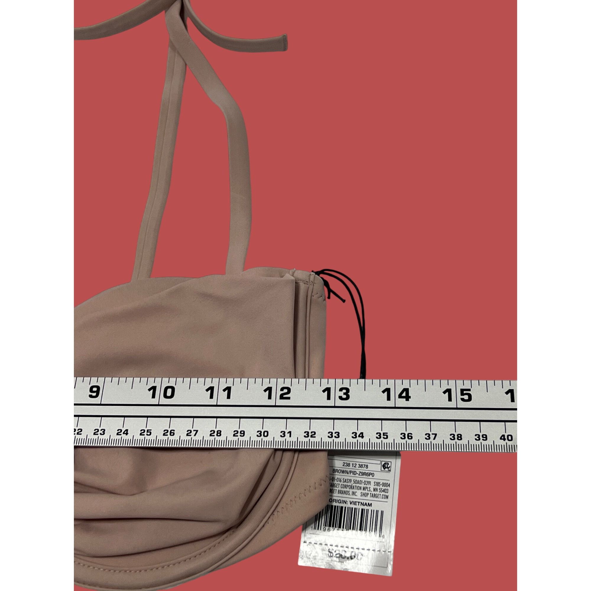 Other Shade & Shore - Women's Tie Shoulder Underwired Ruched Bikin Size ONE SIZE - 5 Thumbnail