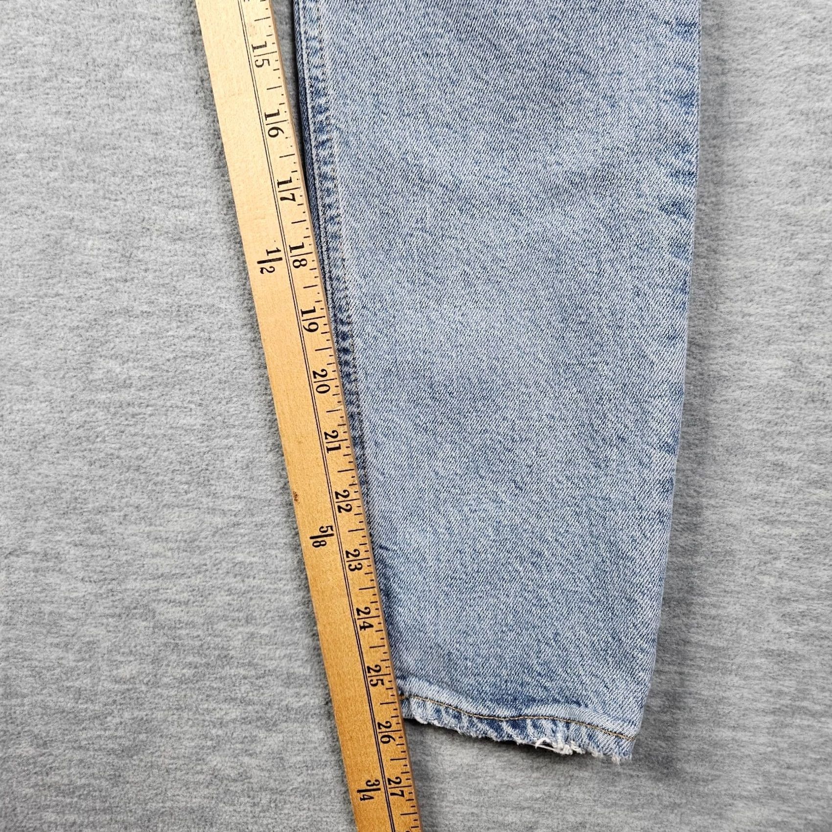 Agolde AGOLDE Blue Button Fly Jeans - Size 25 - Womens Casual Denim Size 42" / US 20 - 7 Thumbnail