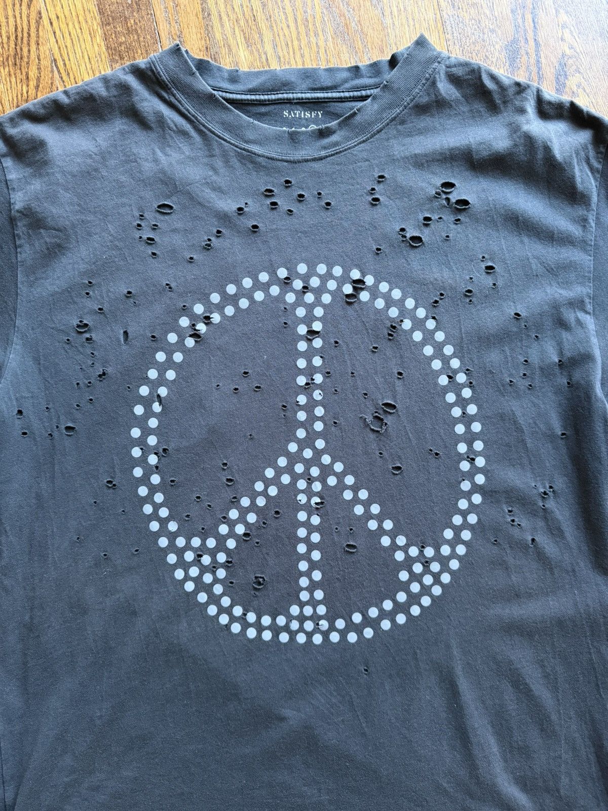 Satisfy Satisfy Mothtech PEACE Reflective T-Shirt Large Size US L / EU 52-54 / 3 - 3 Thumbnail