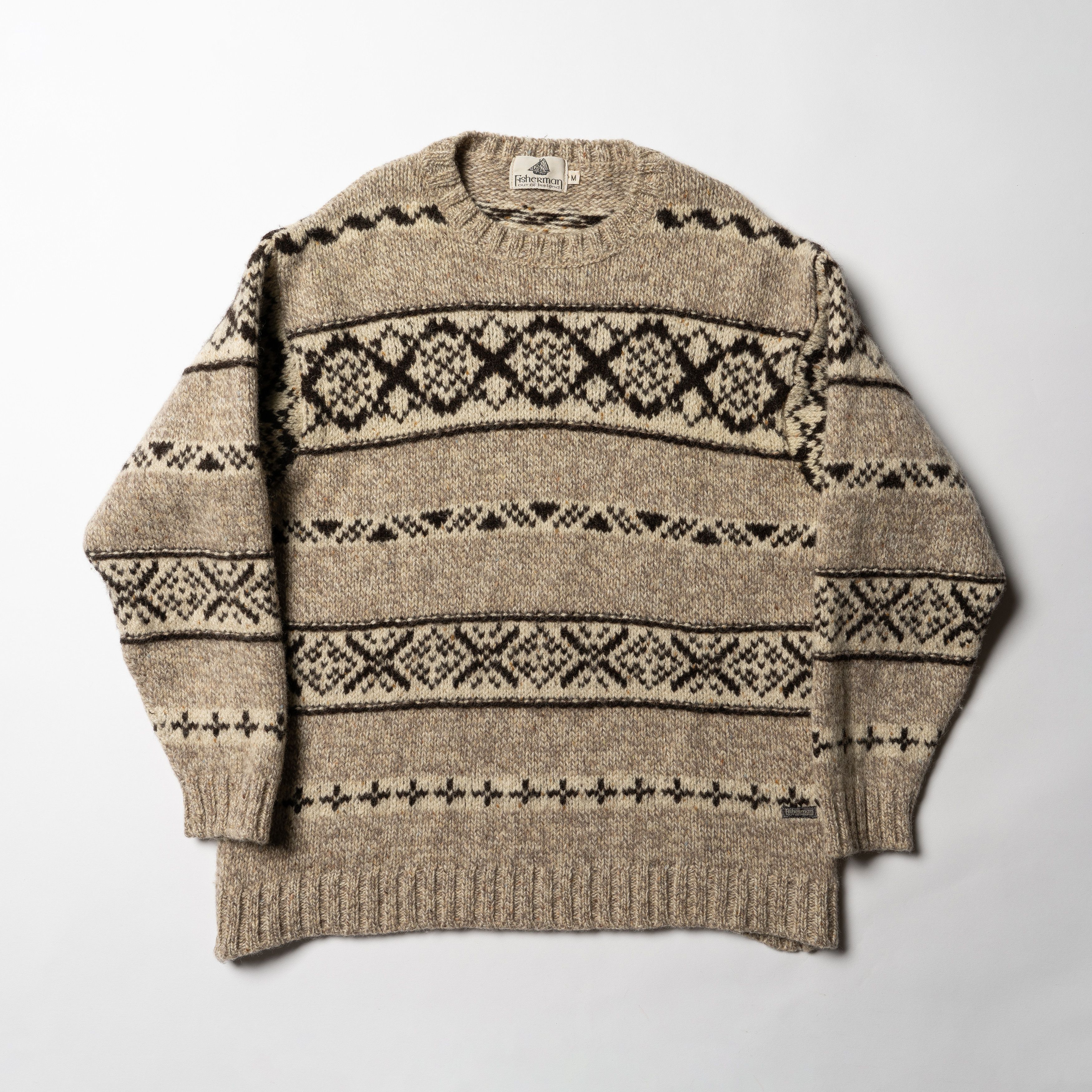 Other 🔵FISHERMAN Out of Ireland Crew Neck Wool Knit Sweater Size US M / EU 48-50 / 2 - 1 Thumbnail