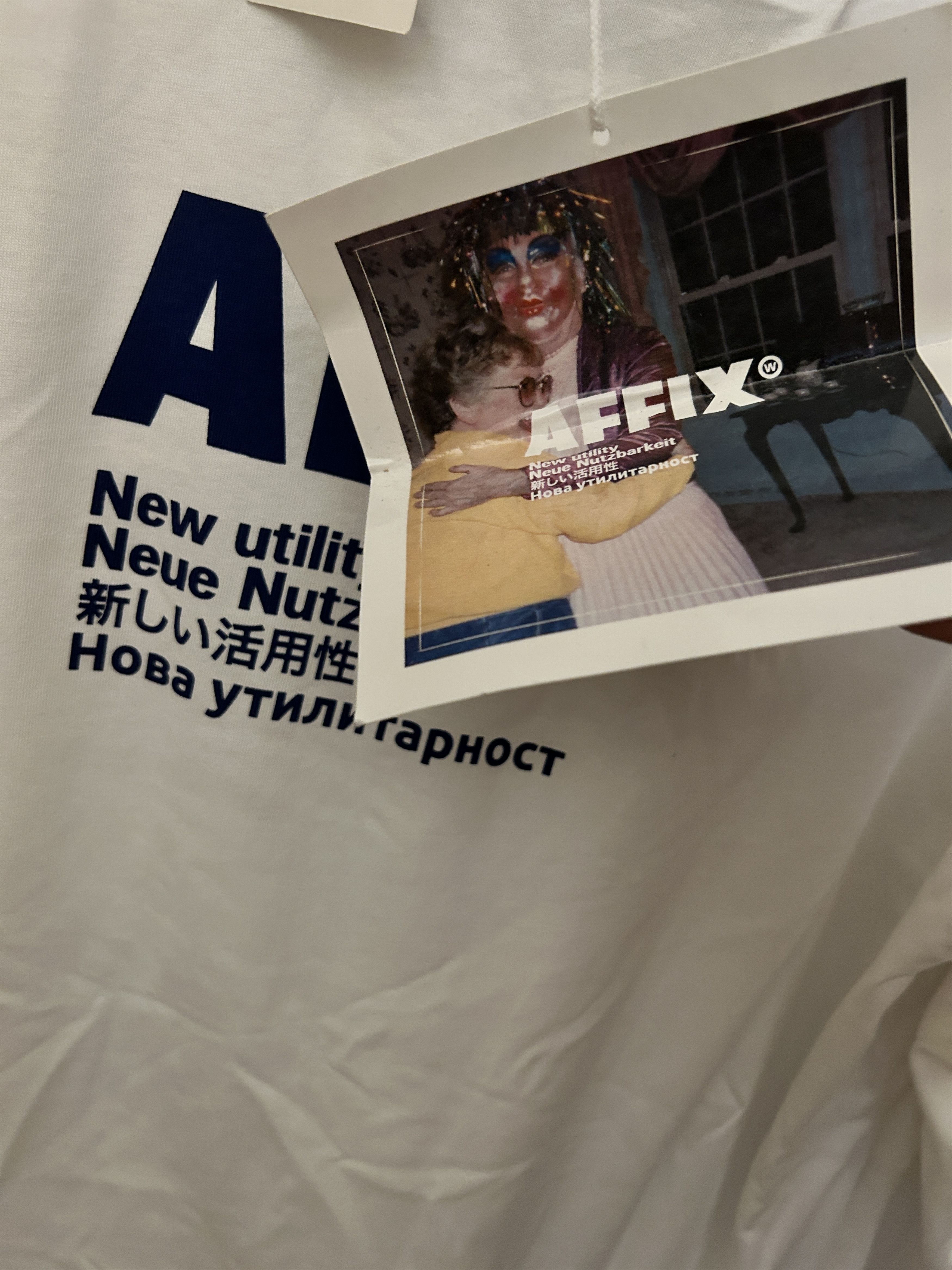 AFFXWRKS AFFIX LOGO T-shirt Print Cotton Tee New Utility Work Size US XL / EU 56 / 4 - 5 Thumbnail