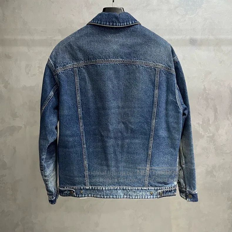 Gucci Gucci Denim blue Logo labelling washed to make old single- Size M / US 6-8 / IT 42-44 - 3 Thumbnail