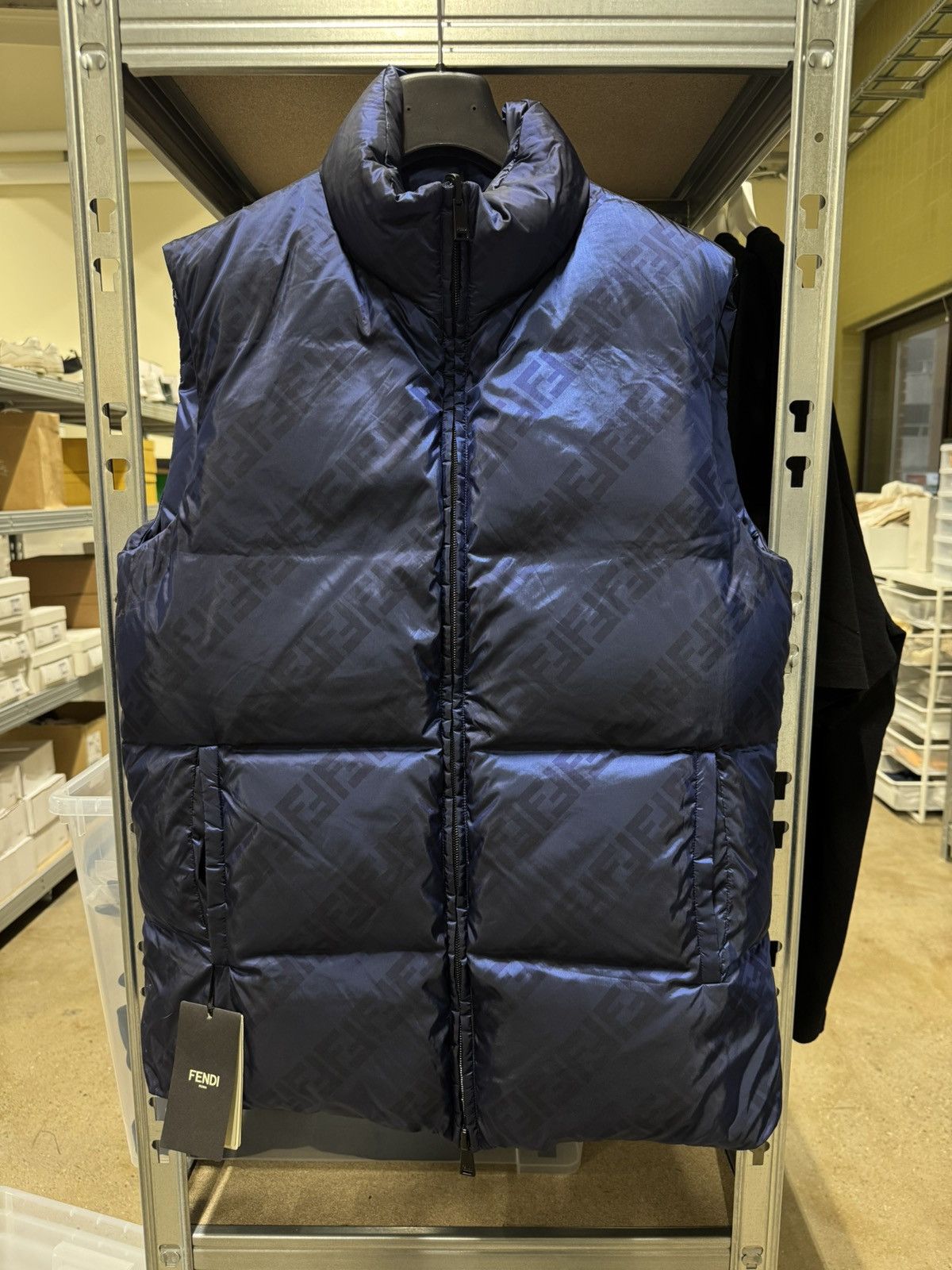 Fendi Fendi FF Nylon Down Vest NEW 2300$ Size US M / EU 48-50 / 2 - 1 Thumbnail
