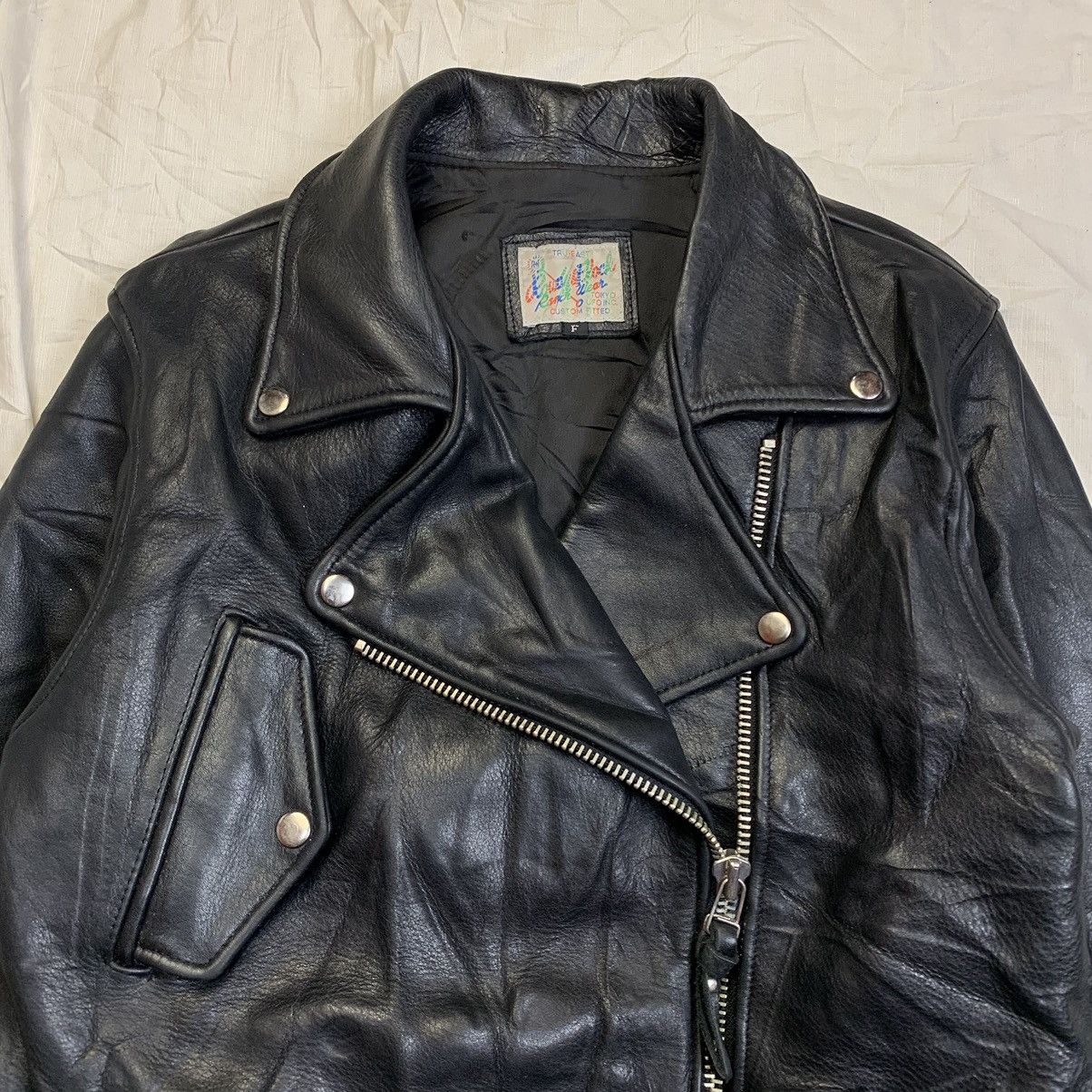 Schott Vintage body block ranch wear bikers leather jacket Size M / US 6-8 / IT 42-44 - 5 Thumbnail