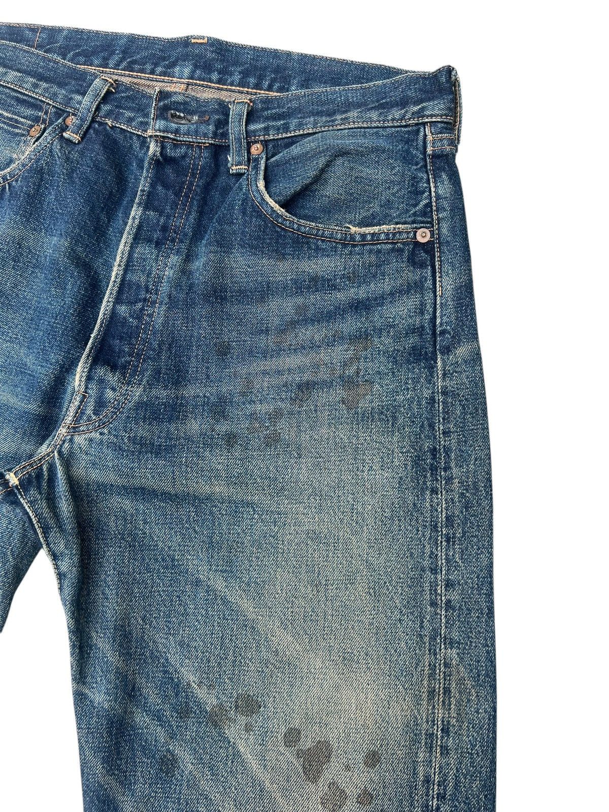 Levi's Vintage Clothing 2002 Levi’s LVC Japan Big E Hidden Rivets Selvedge Jeans Size US 32 / EU 48 - 8 Thumbnail