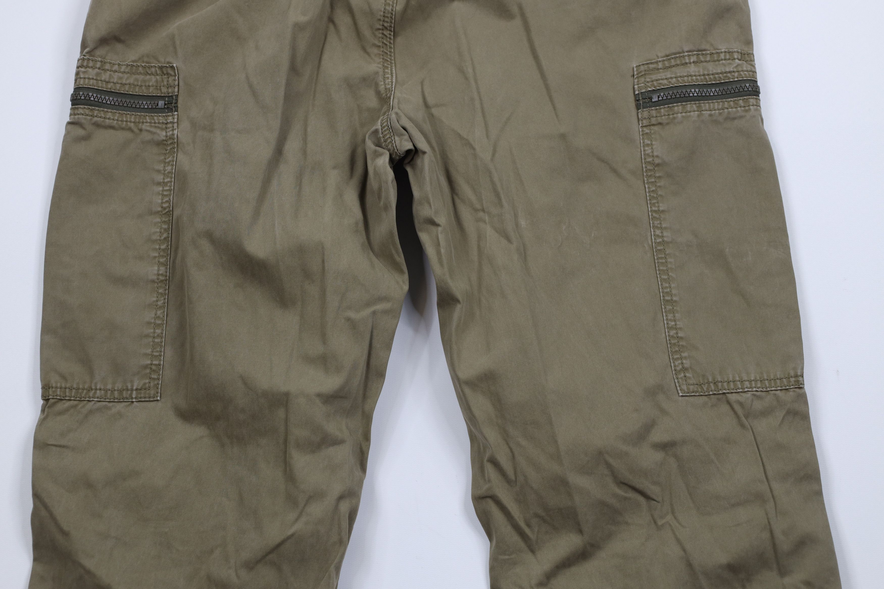 Express × Vintage Vintage Y2K Express X2 Military Baggy Wide Leg Cargo Pants Size US 36 / EU 52 - 11 Thumbnail