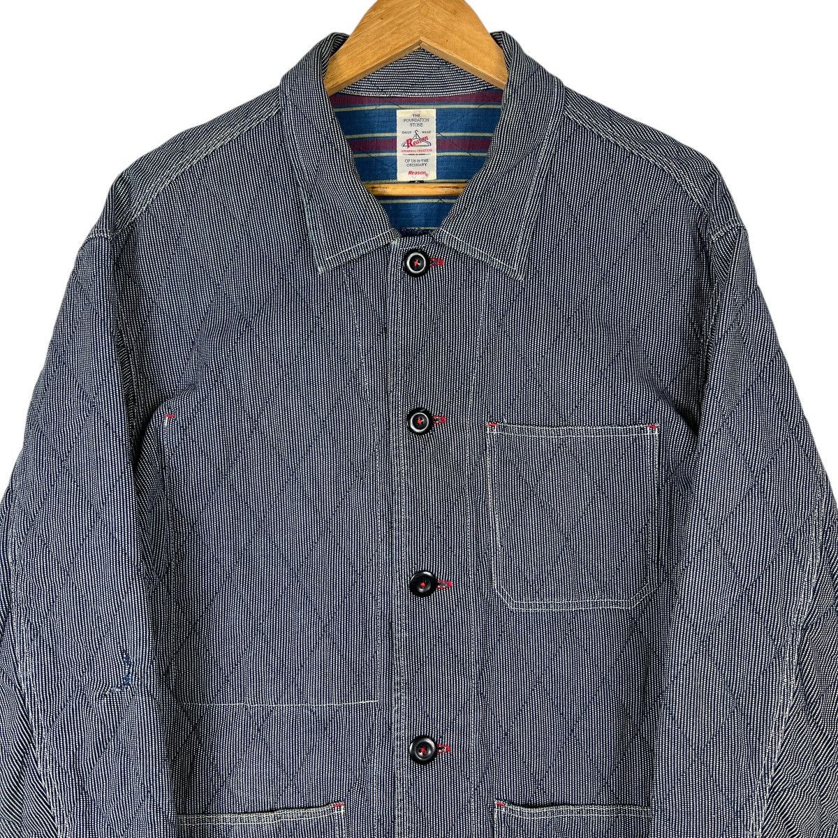 Reason 💥 Reason Hikory Stripe worker Chore Jacket Size US L / EU 52-54 / 3 - 4 Thumbnail