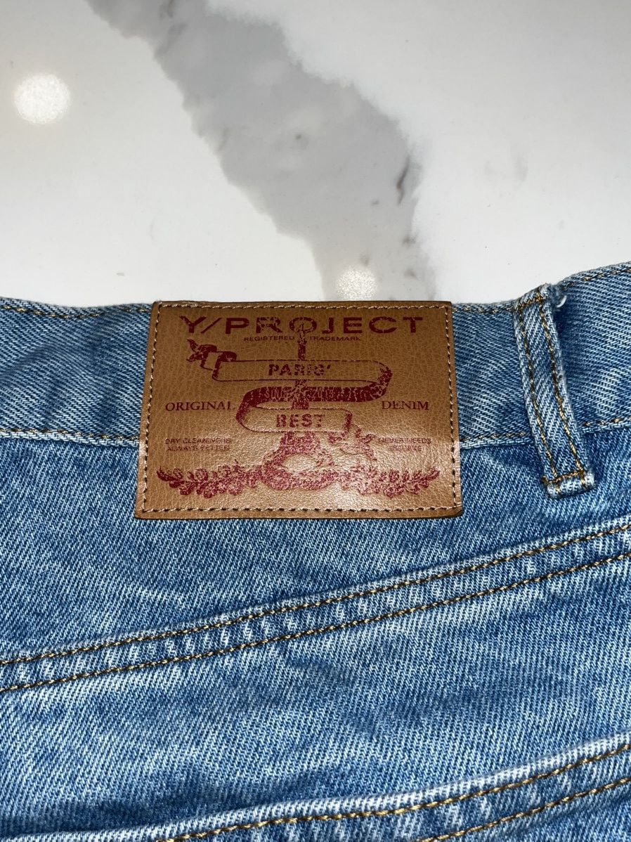 Y/Project Y/Project Distorted Baggy Denim Jeans Size US 32 / EU 48 - 3 Thumbnail