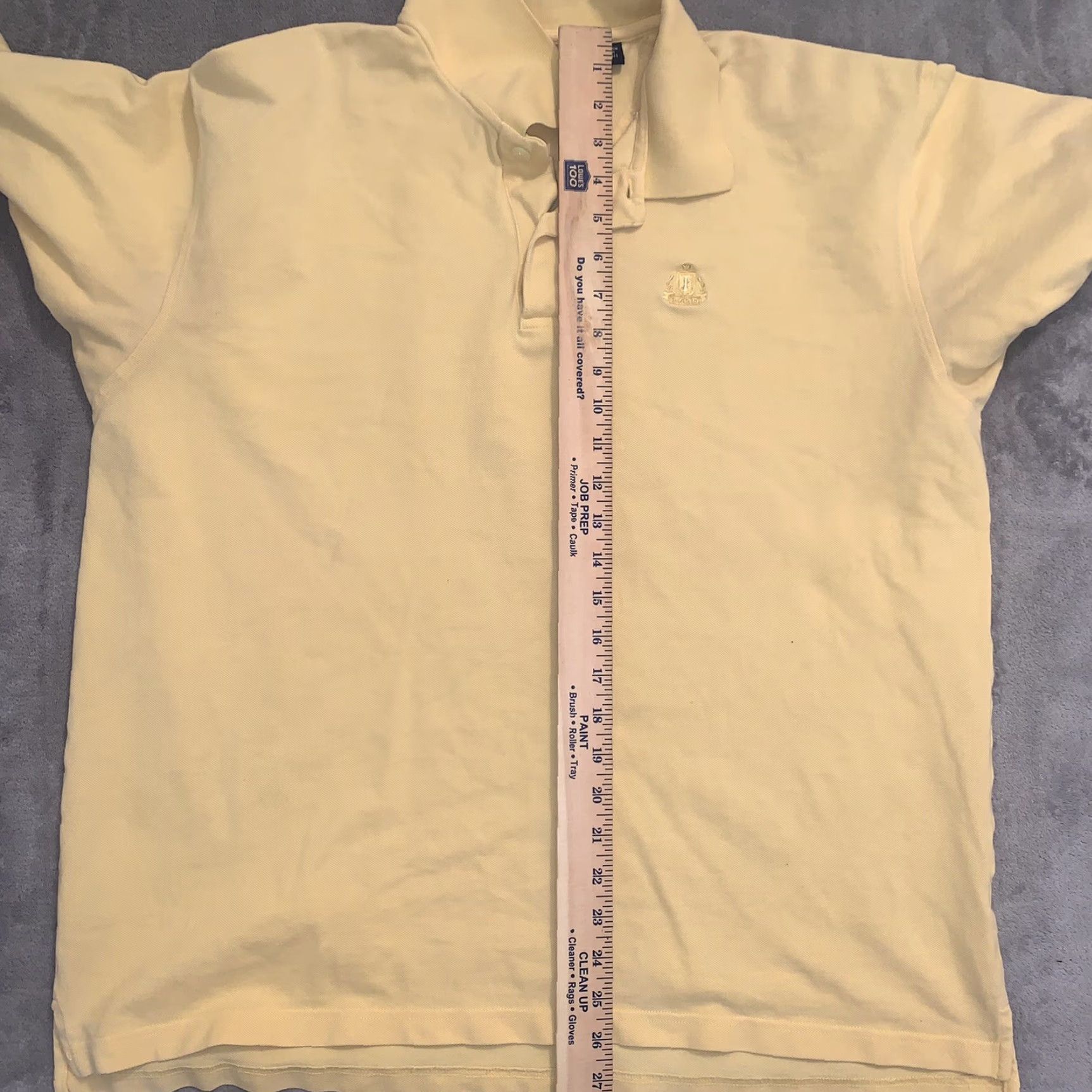 Izod IZOD Polo Men's XL Athletic Yellow Silk Wash Casual Classic Golf Shirt Mens Size US XL / EU 56 / 4 - 6 Thumbnail