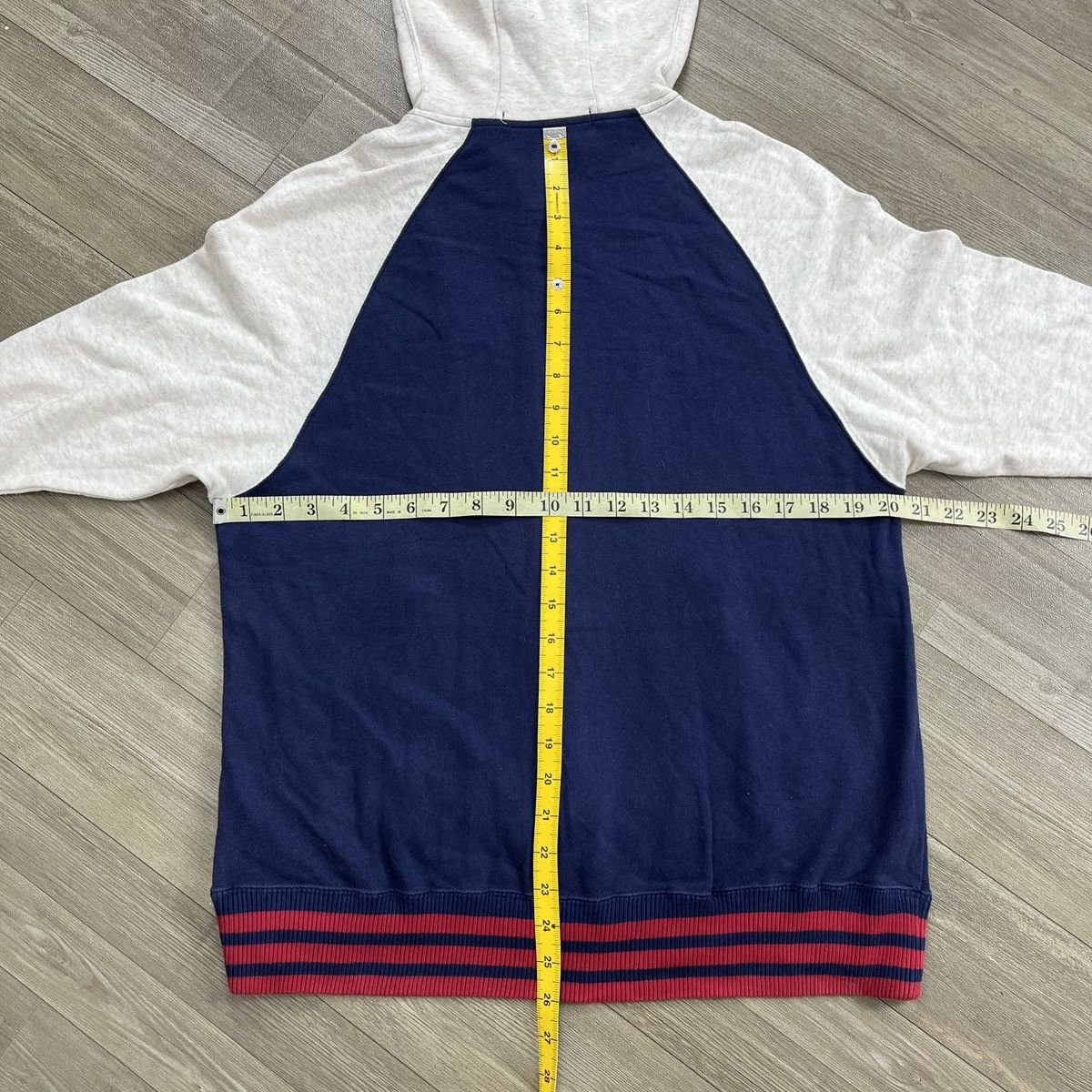mercibeaucoup Vintage Mercibeaucoup Issey Miyake Panda Ear Varsity Hooded Size US M / EU 48-50 / 2 - 15 Thumbnail