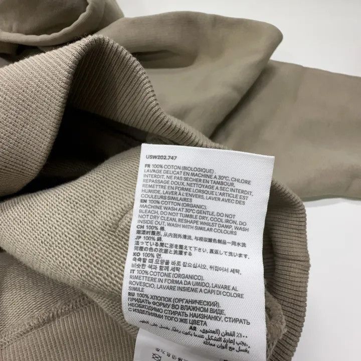 AMI Ami De Coeur Logo Hoodie in Beige -2507 Size US XXS / EU 40 - 6 Thumbnail