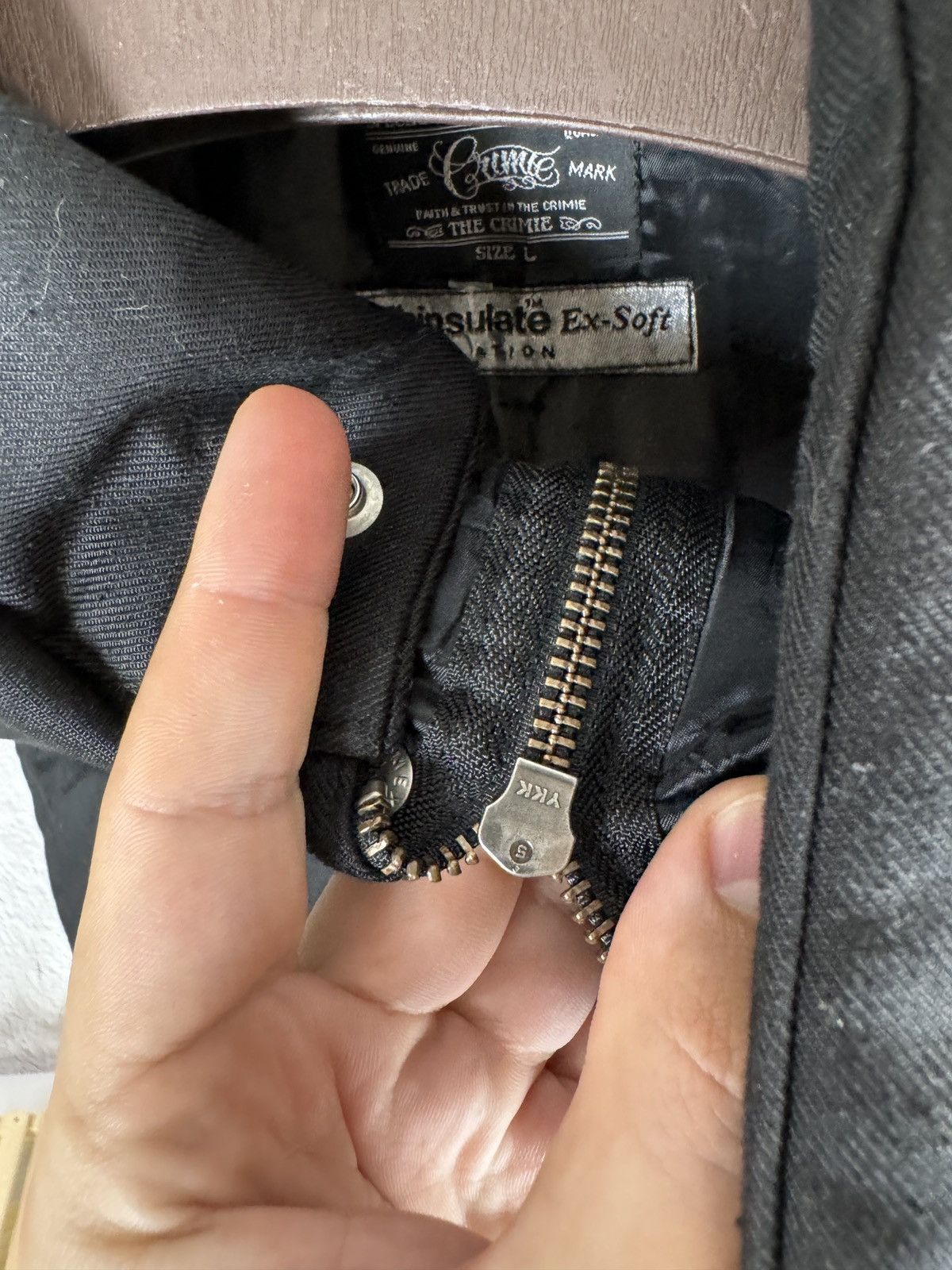 Japanese Brand The Crimie Liberty Thinsulate black vest made in Japan L Size US L / EU 52-54 / 3 - 11 Thumbnail
