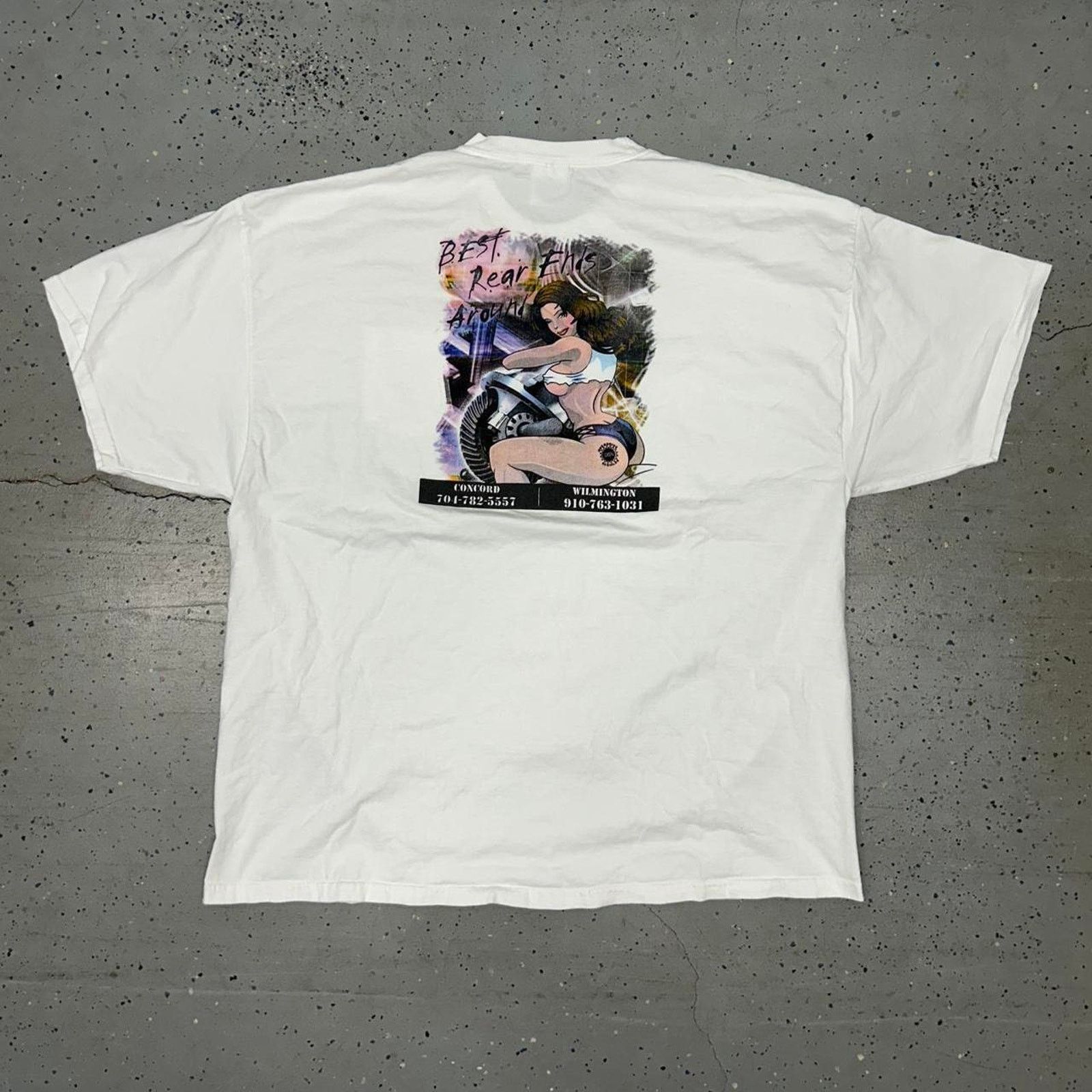 Other Y2K White and black Overdrive Rebuilds tee Size US XXL / EU 58 / 5 - 1 Thumbnail