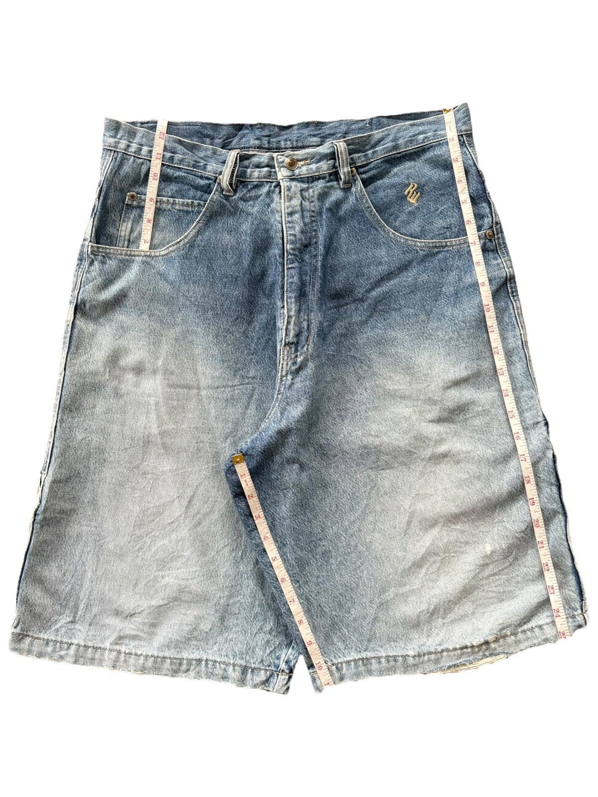 Rocawear Vintage Rocawear Carpenter Distress Baggy Jeans Size US 35 - 6 Thumbnail