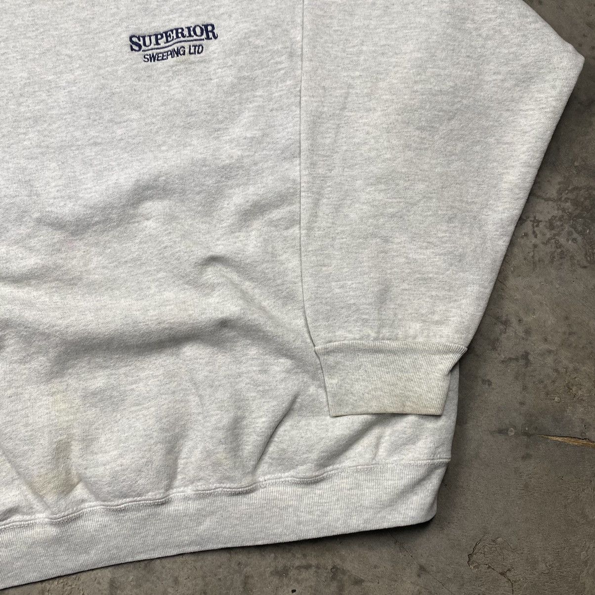 Fruit Of The Loom × Vintage y2k Superior Sweeping Ltd Boxy Crewneck Size US L / EU 52-54 / 3 - 3 Thumbnail