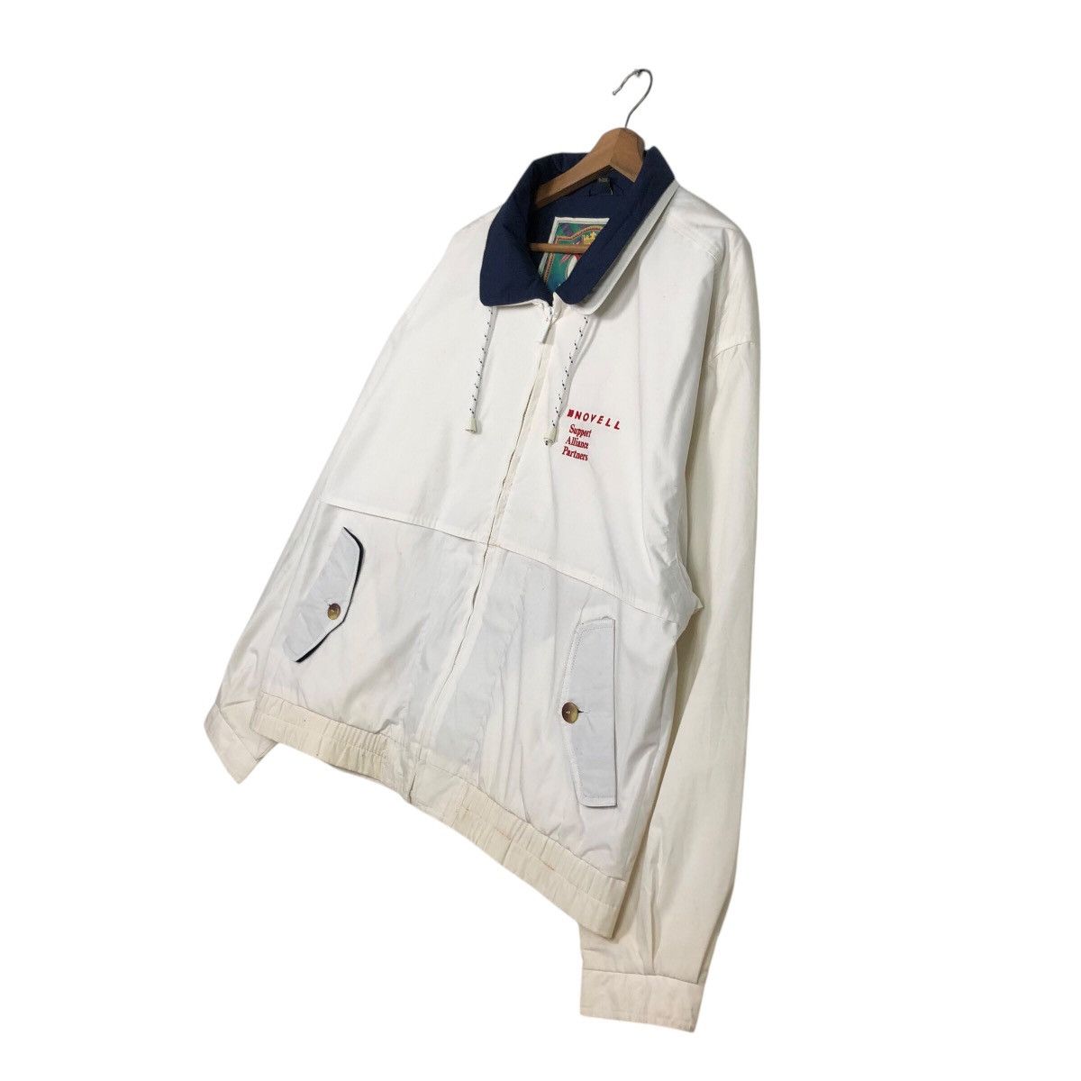 Japanese Brand 📌Vintage Bomber Jacket Gear For Sport Lining Issey Miyake Size US L / EU 52-54 / 3 - 3 Thumbnail