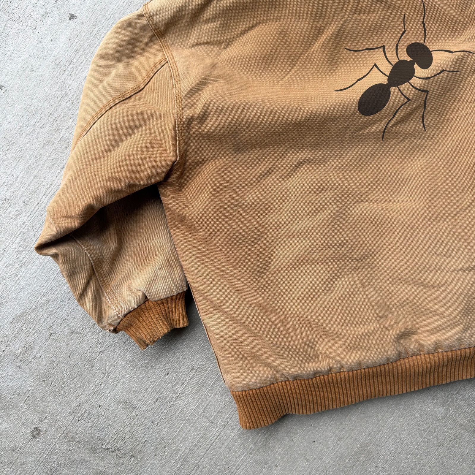 Carhartt × Vintage Carhartt YOUTH brown hooded work wear jacket Size US S / EU 44-46 / 1 - 6 Thumbnail