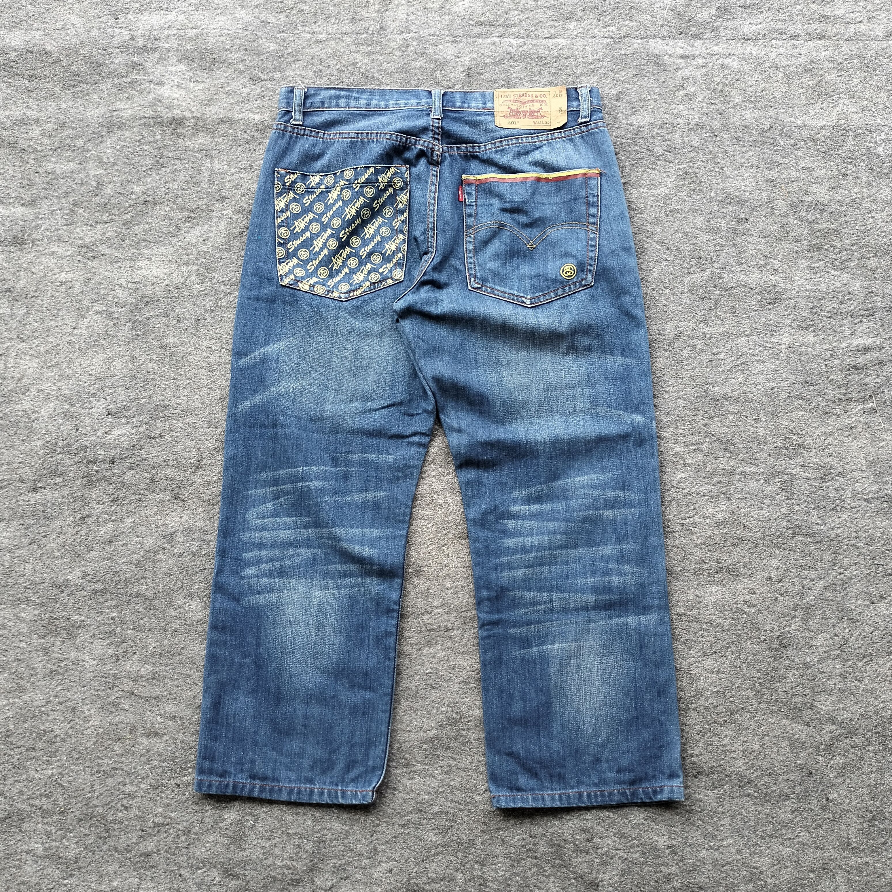 Levi's × Stussy Stussy Levi's Crispy Rinse 568 Jean Pants | Grailed