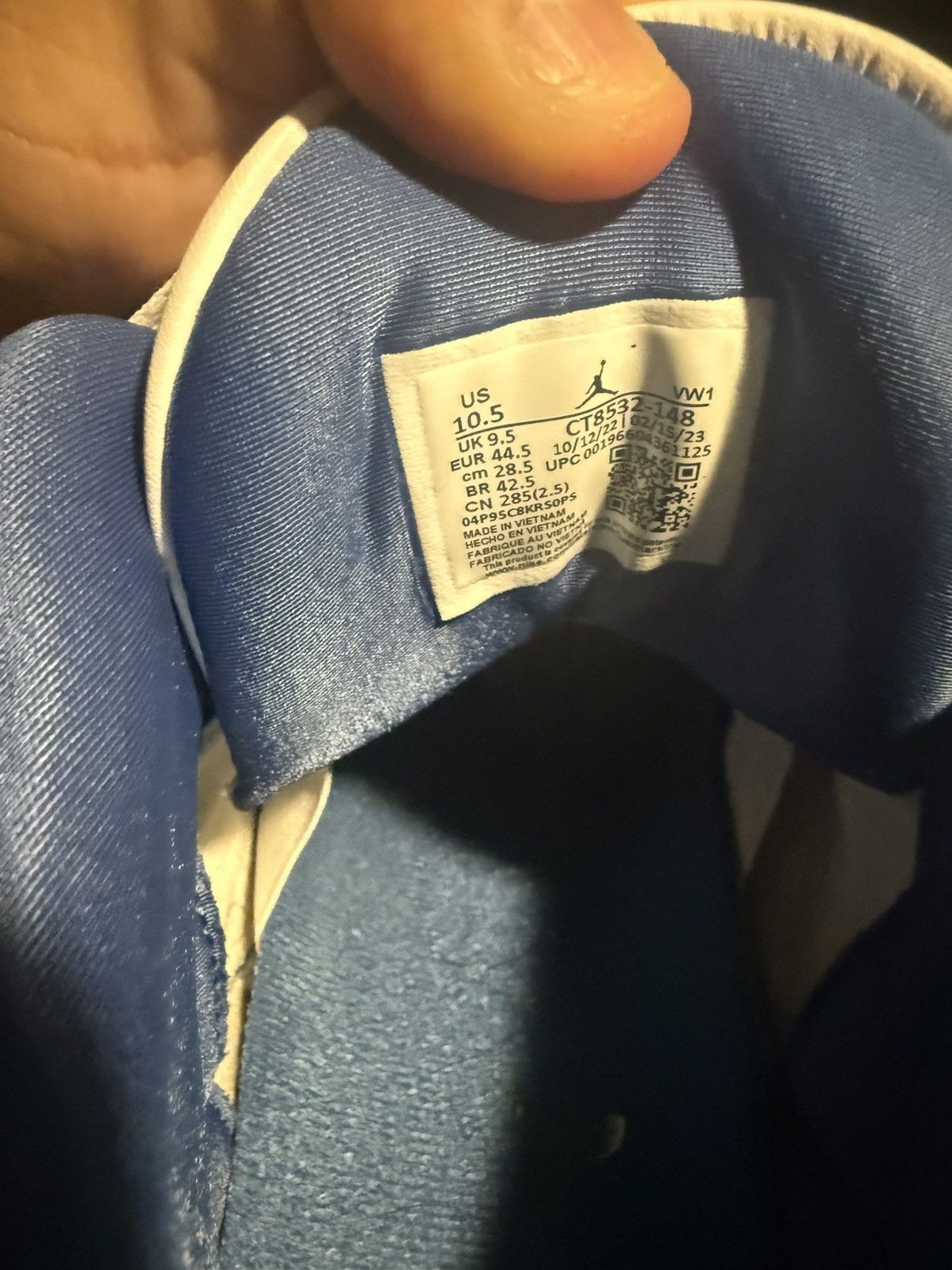 Jordan Brand blue and white Jordan 3 Size US 10.5 / EU 43-44 - 5 Thumbnail