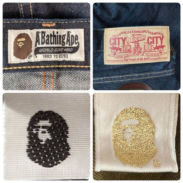 Bape BAPE Milo Embroidered Denim Shorts a bathing ape ★size S Size US 30 / EU 46 - 7 Thumbnail