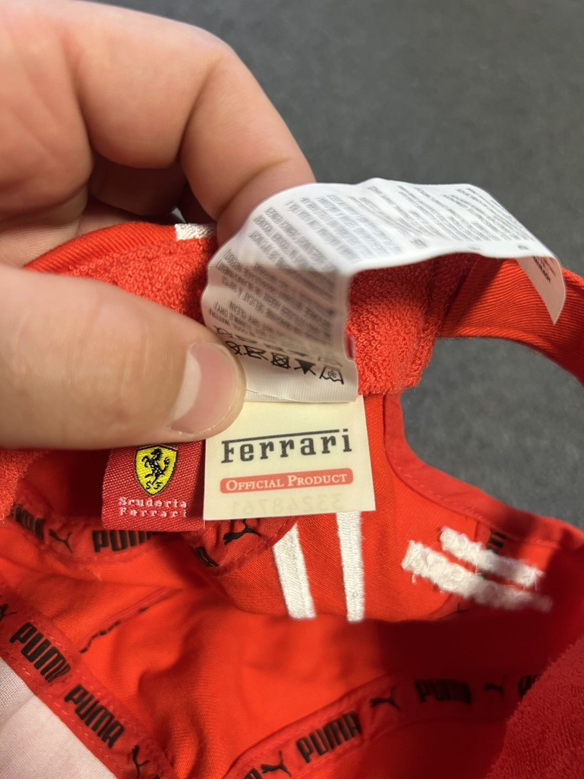 Ferrari × Puma Men's sports cap Puma Ferrari Mubadala ABU DHABI Size ONE SIZE - 9 Thumbnail