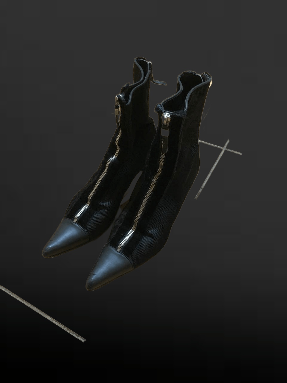 Yves Saint Laurent Vintage Yves Saint Laurent Signature Ankle Boots Size US 9.5 / IT 39.5 - 1 Thumbnail
