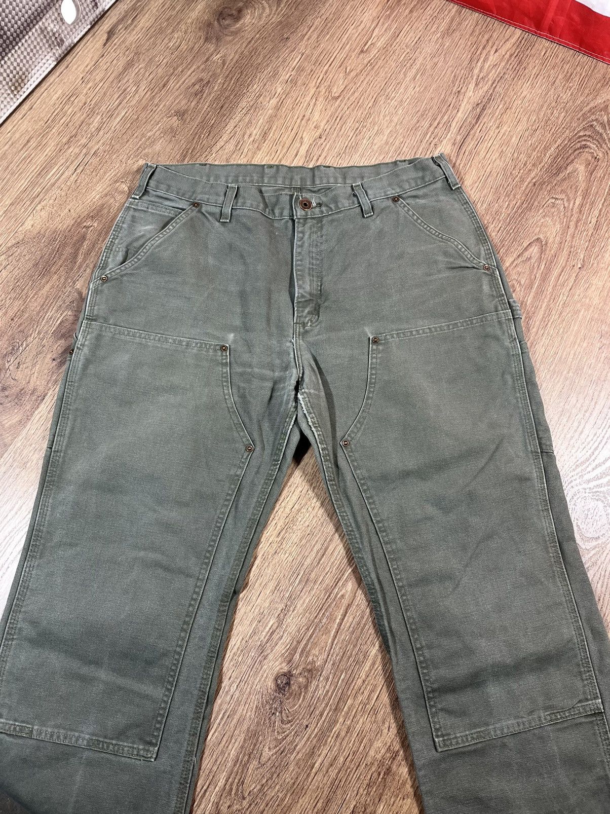 Carhartt Vintage Carhartt Green Double Knee Workwear Carpenter Pants Size US 38 / EU 54 - 3 Thumbnail
