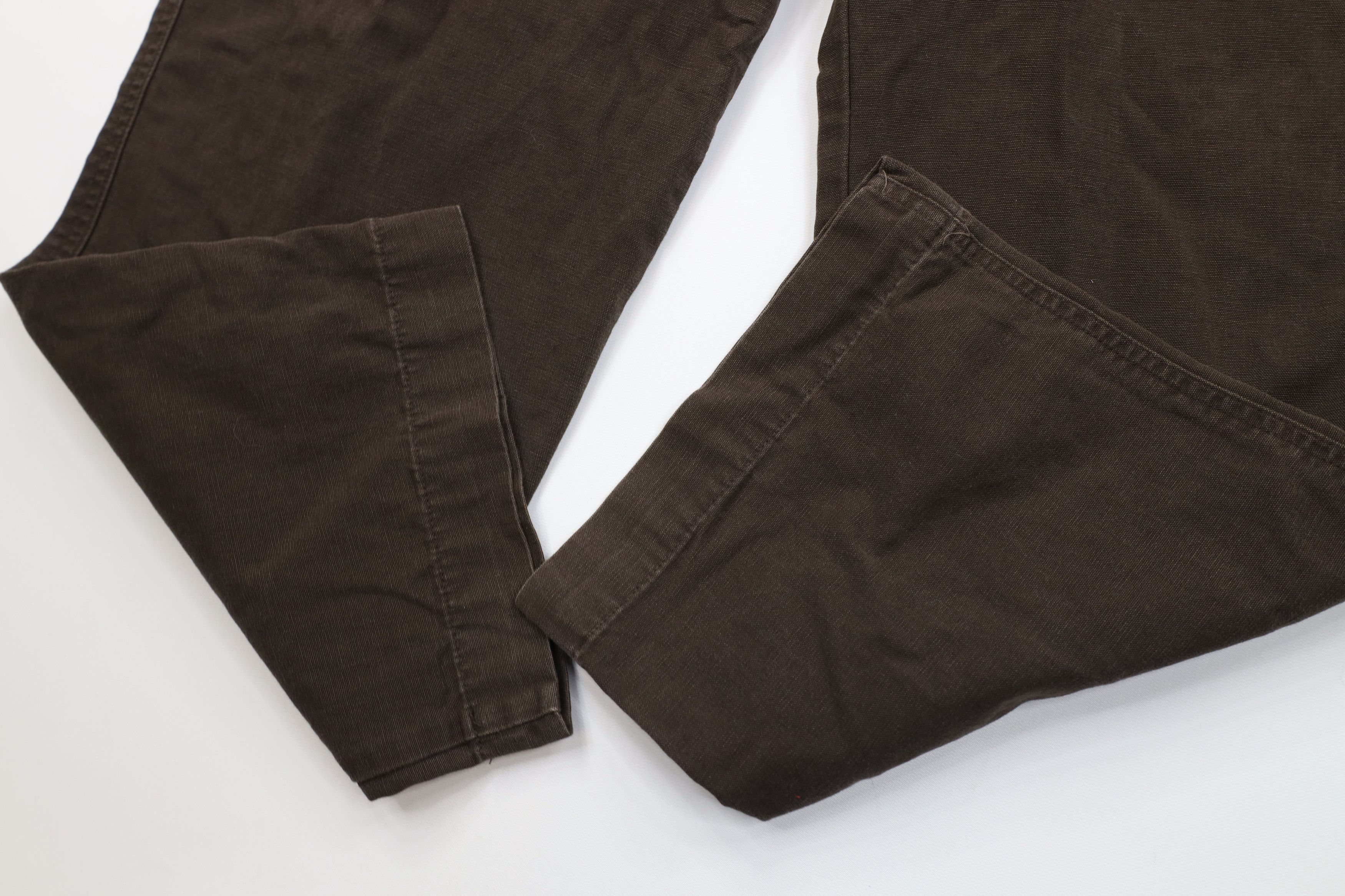 Vintage Vintage 90s Y2K Streetwear Canvas Wide Leg Cargo Pants Brown Size US 40 / EU 56 - 6 Thumbnail