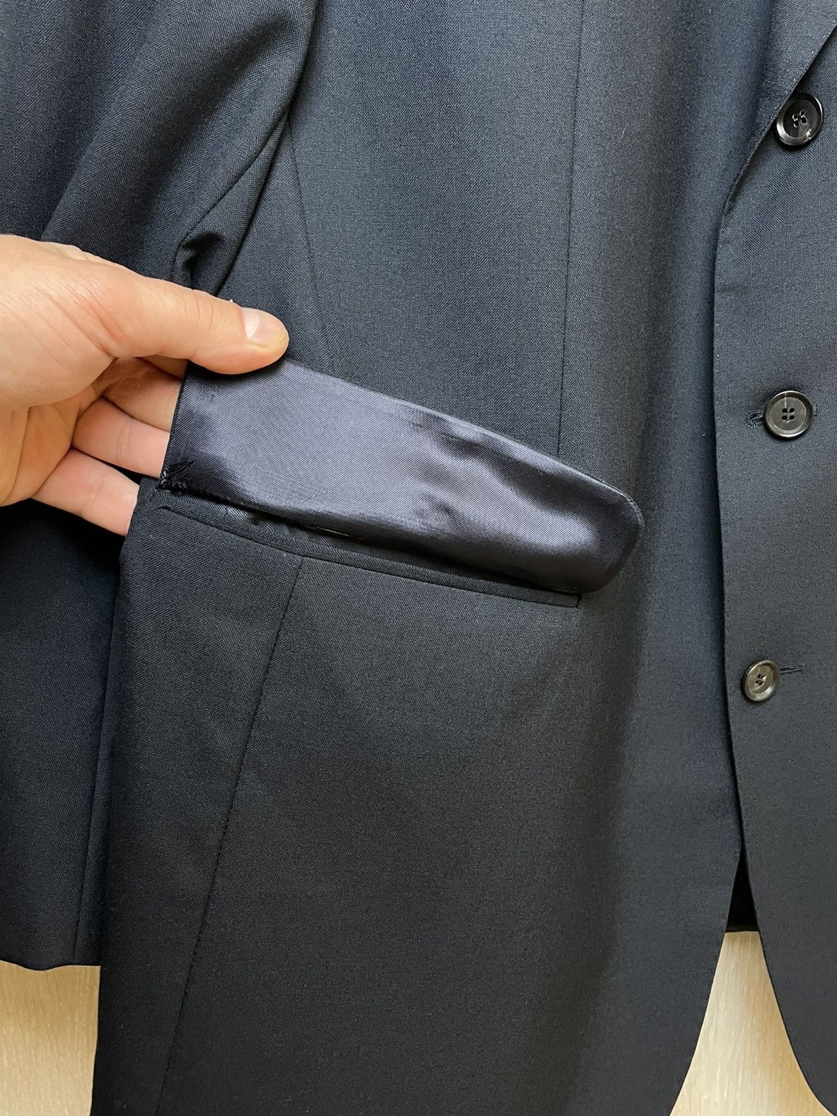 Burberry Men's Blazer Jacket Burberry's Vintage Size 27 Size 38S - 8 Thumbnail