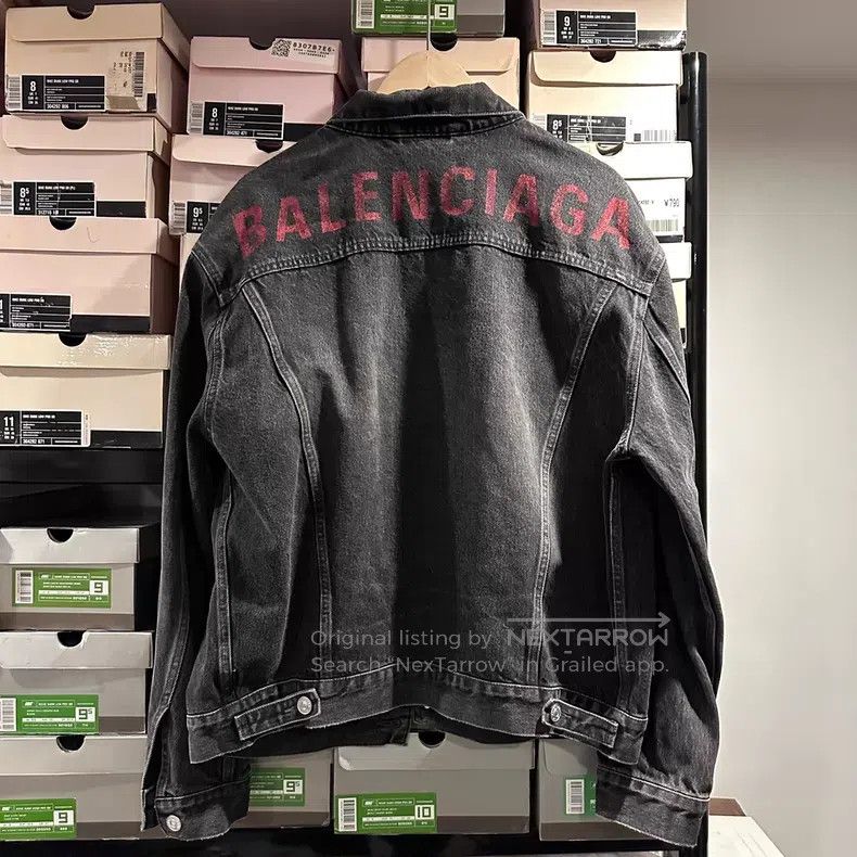 Balenciaga Balenciaga Logo Letter Jacket Size S / US 4 / IT 40 - 2 Thumbnail