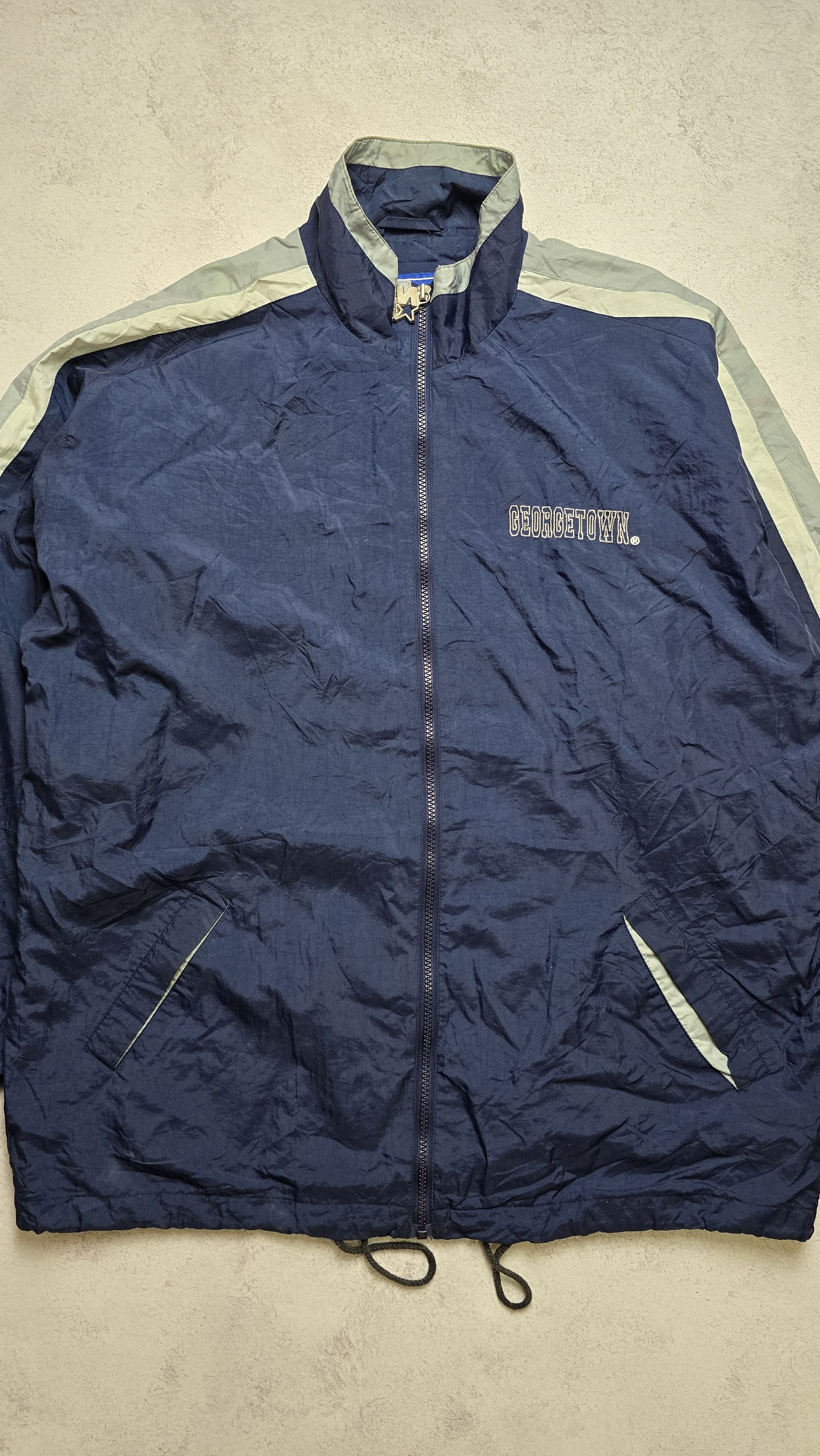 Starter Vintage 90's Starter Georgetown Hoyas Light Jacket Size US L / EU 52-54 / 3 - 16 Thumbnail